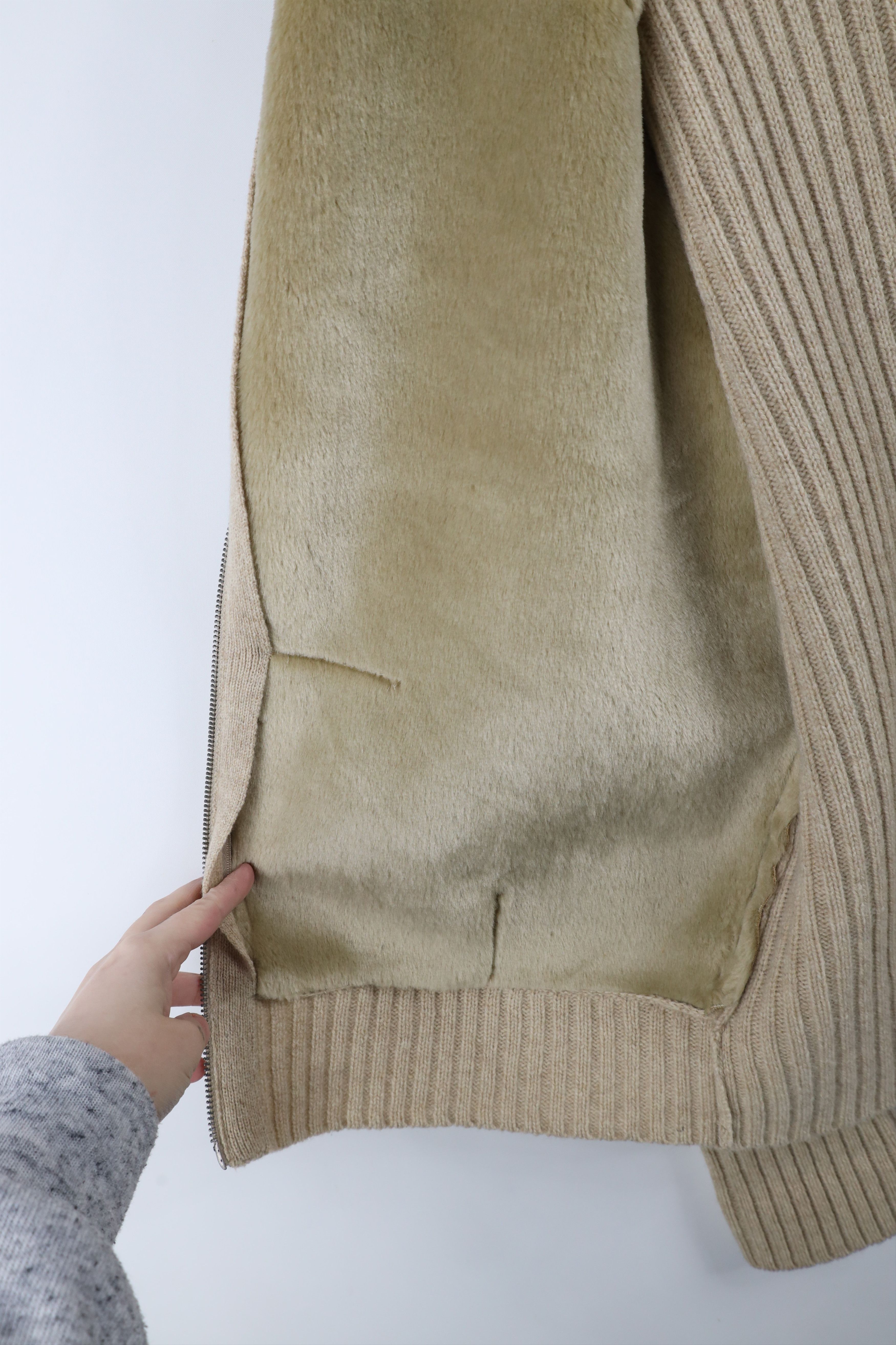 Ralph Lauren × Vintage Vintage 90s Ralph Lauren Ribbed Knit Sweater Jacket Swacket Size XL / US 12-14 / IT 48-50 - 9 Thumbnail