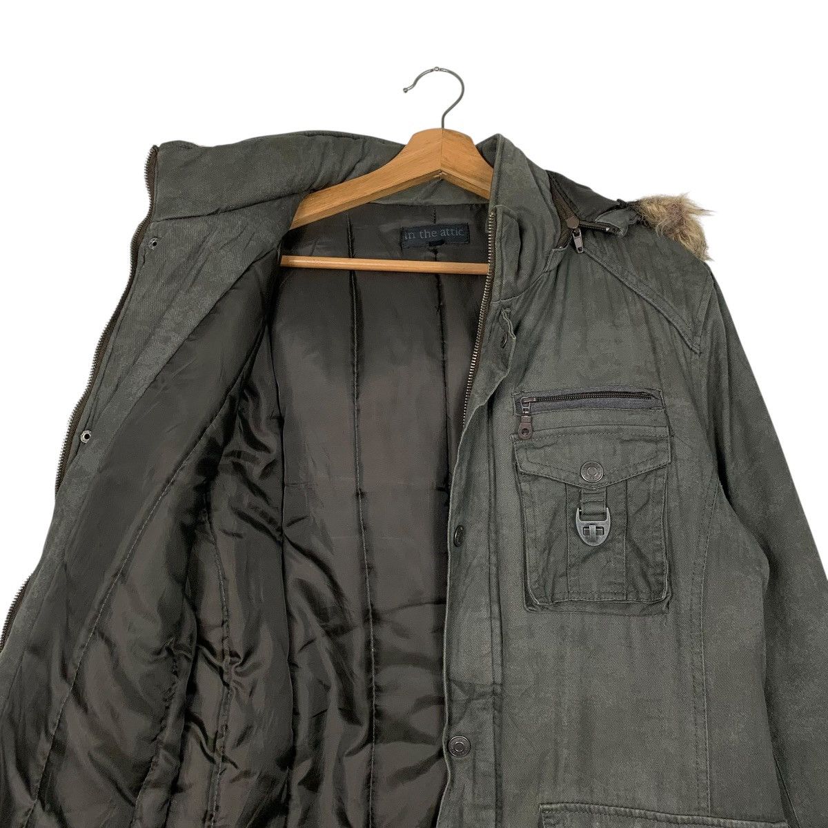 In The Attic In The Attic Military Hooded Jacket Size US M / EU 48-50 / 2 - 11 Thumbnail