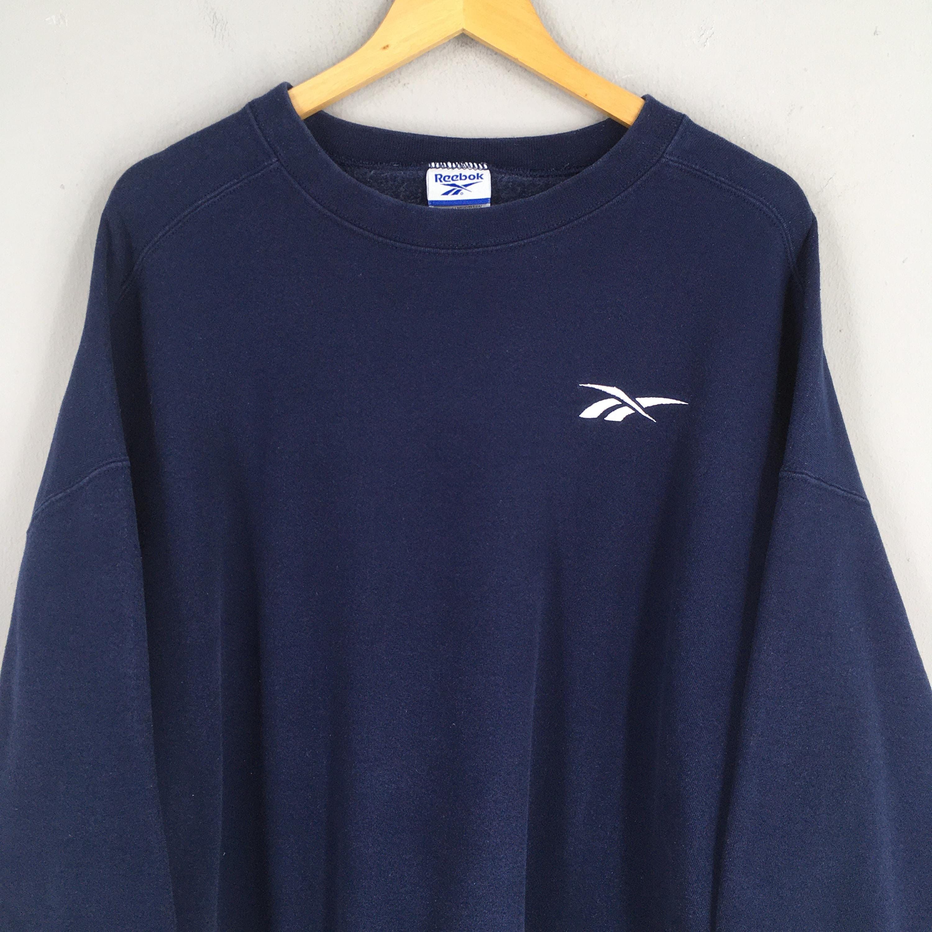 Reebok Vintage 90's Reebok England Blue Sweatshirt XLarge Size US XL / EU 56 / 4 - 2 Thumbnail