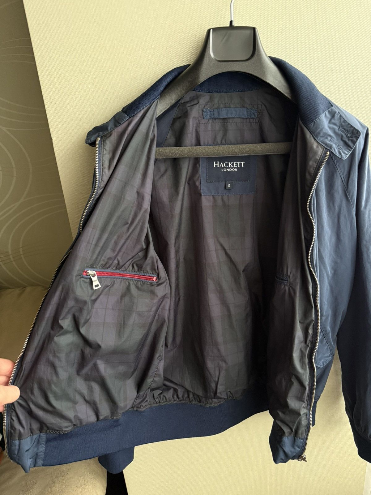 Hackett Hackett London Men's Nylon Light Jacket Windbreaker Size S Size US S / EU 44-46 / 1 - 7 Thumbnail