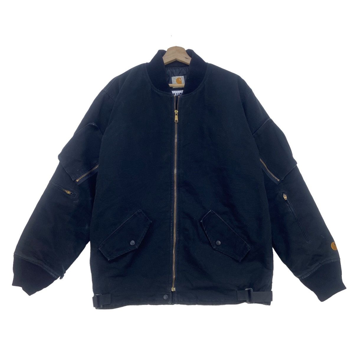 Carhartt Carhartt X Standard Duck Canvas Biker Bomber Style Jacket Size US L / EU 52-54 / 3 - 2 Thumbnail