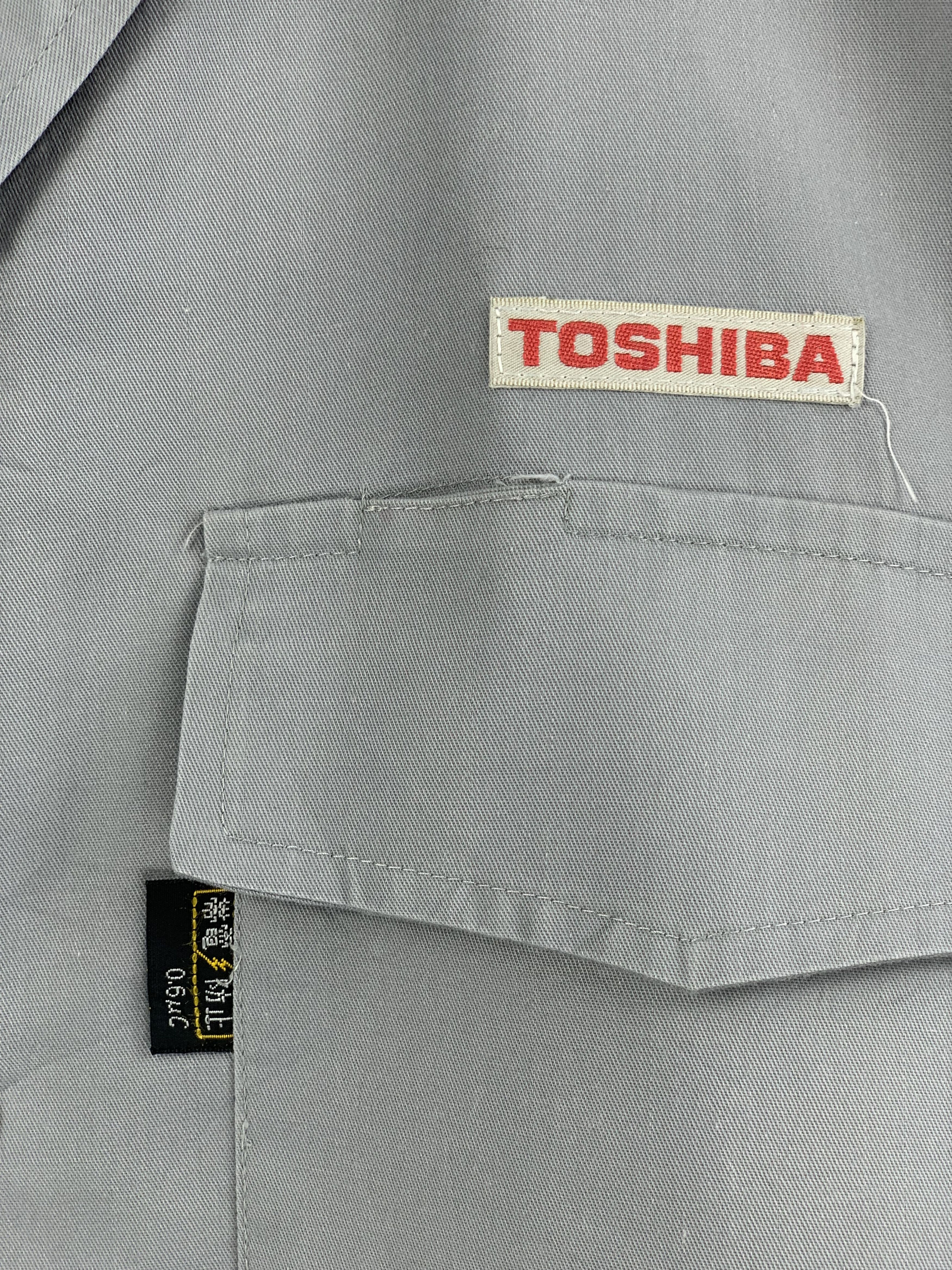 Vintage Vintage Toshiba Worker Denim worker Jacket J1603 Size US M / EU 48-50 / 2 - 10 Thumbnail
