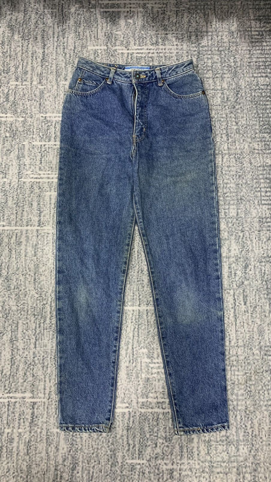 Indigo × Japanese Brand × Vintage 🔥Something Jeans Skinny 90s Size US 28 / EU 44 - 1 Thumbnail