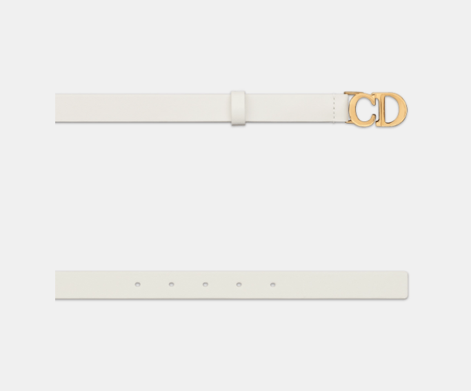 Dior o1w1db10525 Size : OS / B0329U C'est Dior Belt in White Size ONE SIZE - 3 Thumbnail