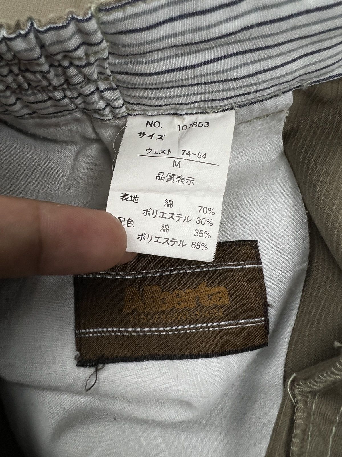 Japanese Brand Alberta Cargo Short Pants Size US 33 - 5 Thumbnail