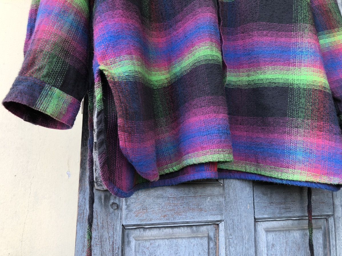 Japanese Brand Kastane Trippy Psychedelic Loose Oversize Flannel Size US XXL / EU 58 / 5 - 7 Thumbnail