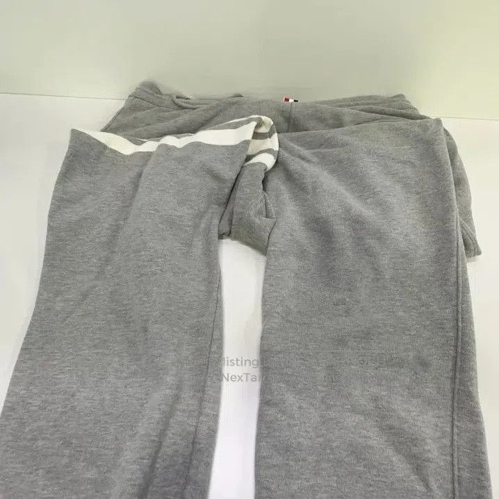 Thom Browne Thom Browne Classic Embroidered Gray Sweatpants. Size US 30 / EU 46 - 8 Thumbnail