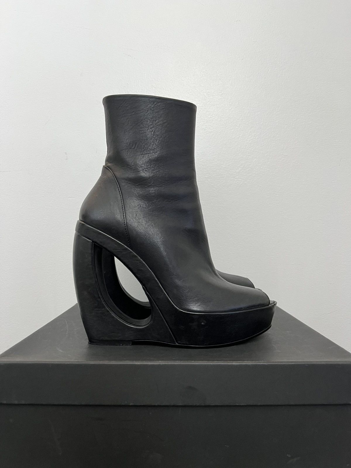 Ann Demeulemeester Ann Demeulemeester SS13 Cut-Out Space Wedge Size US 10 / IT 40 - 3 Thumbnail