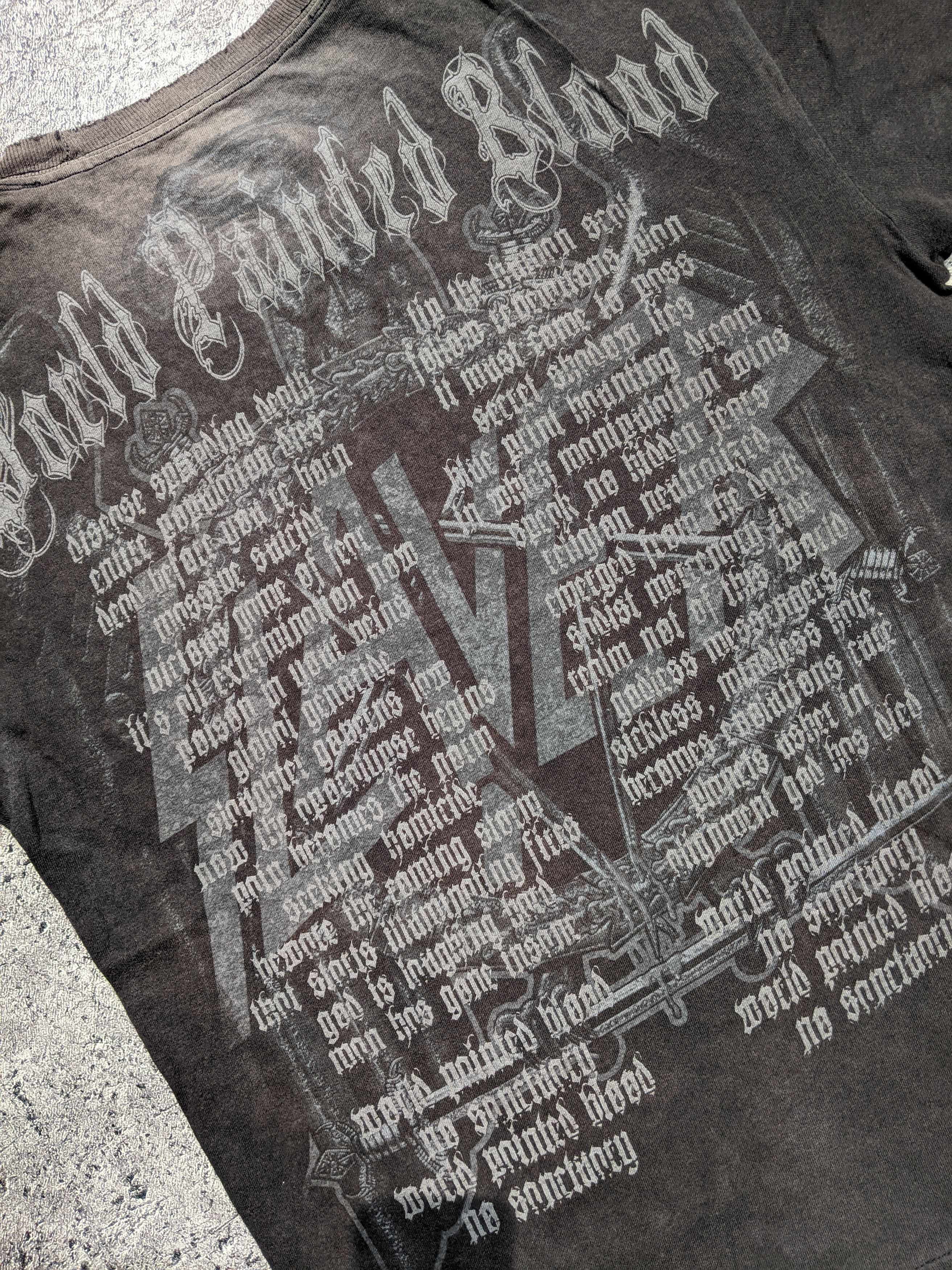 Band Tees Vintage Slayer World Painted Blood All Over Print T-shirt Size US M / EU 48-50 / 2 - 2 Thumbnail