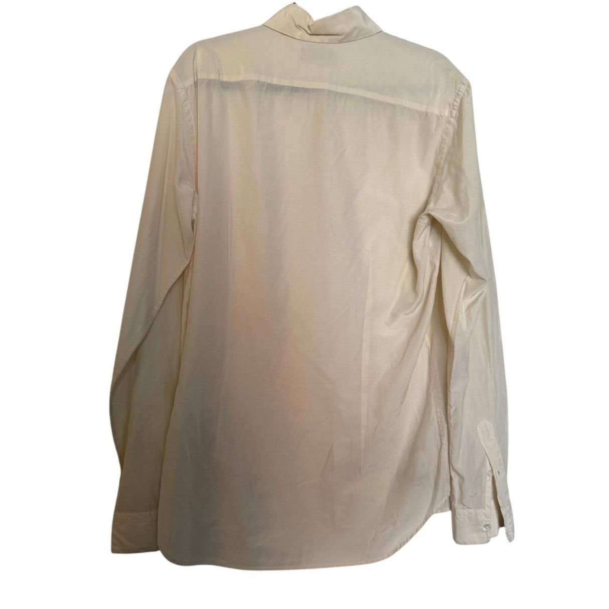 Diesel Black Gold Diesel Black Gold Men's Silk-Cotton Blend Button Up Shirt Size US L / EU 52-54 / 3 - 2 Thumbnail
