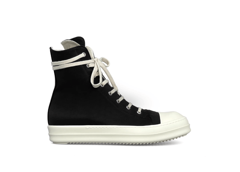 Rick Owens Drkshdw Rick Owens DRKSHDW Men's Canvas High Top Sneakers Size US 10 / EU 43 - 3 Thumbnail