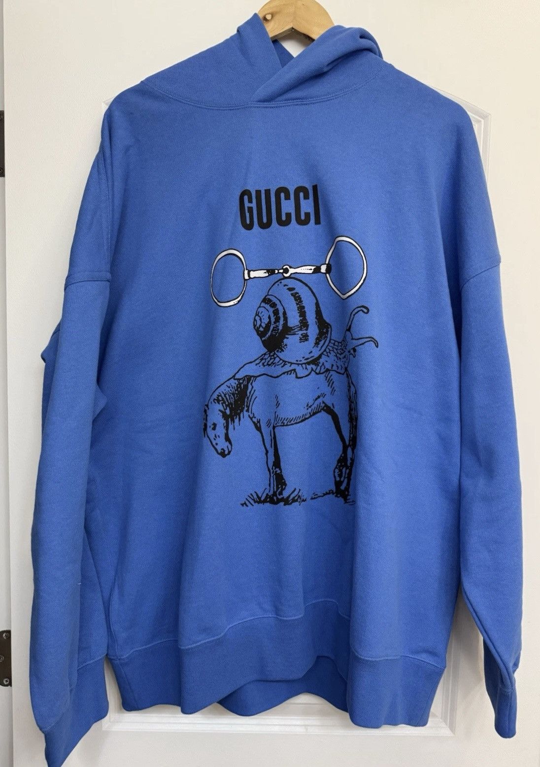Gucci Gucci Blue Horse/Snail Hoodie 780571 Size XX-Large Size US XXL / EU 58 / 5 - 1 Thumbnail