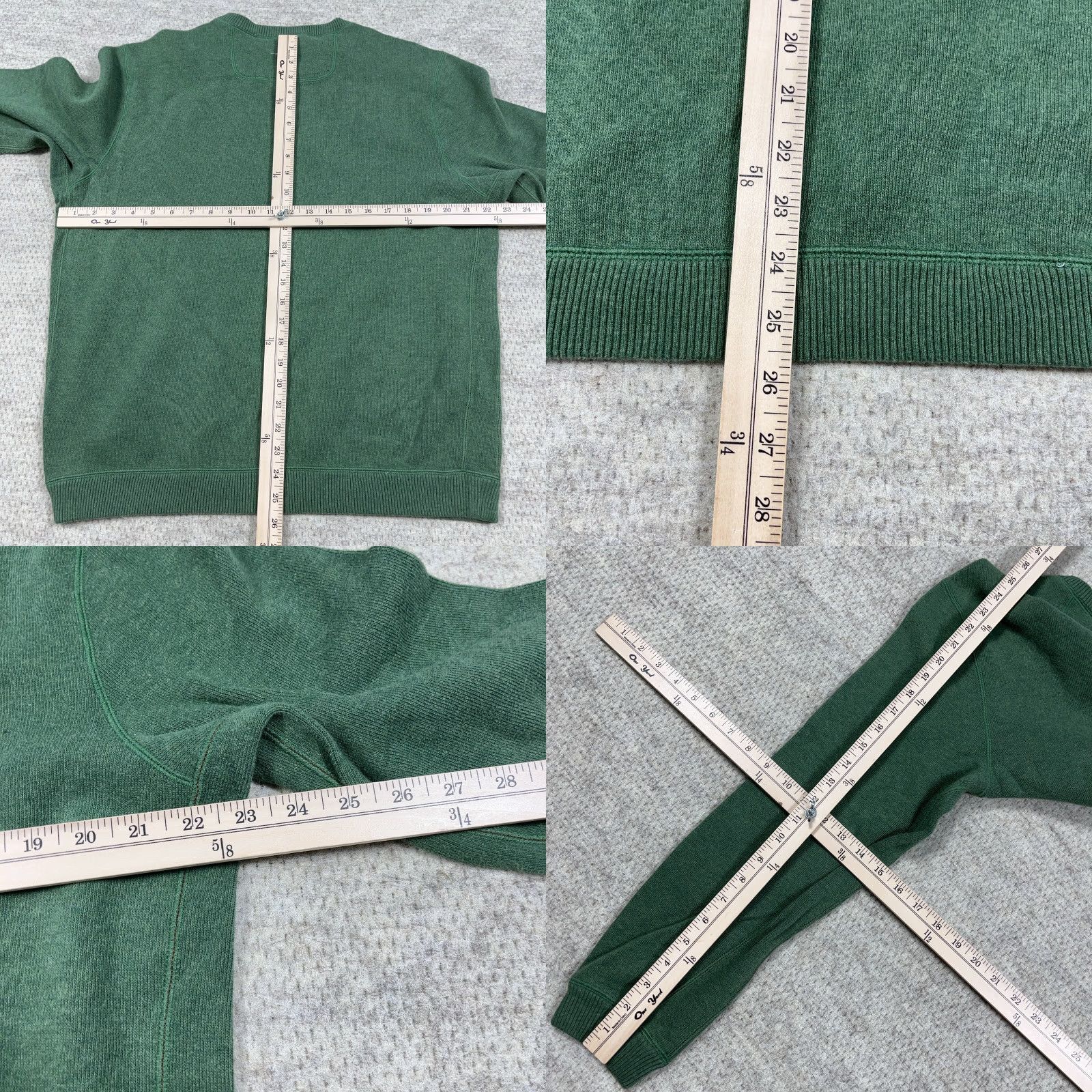 Tommy Bahama Tommy Bahama Sweater Men XL Green Gray Reversible V-Neck Pullover Shirt Knit Zipper Embroidered Logo Size US XL / EU 56 / 4 - 8 Thumbnail