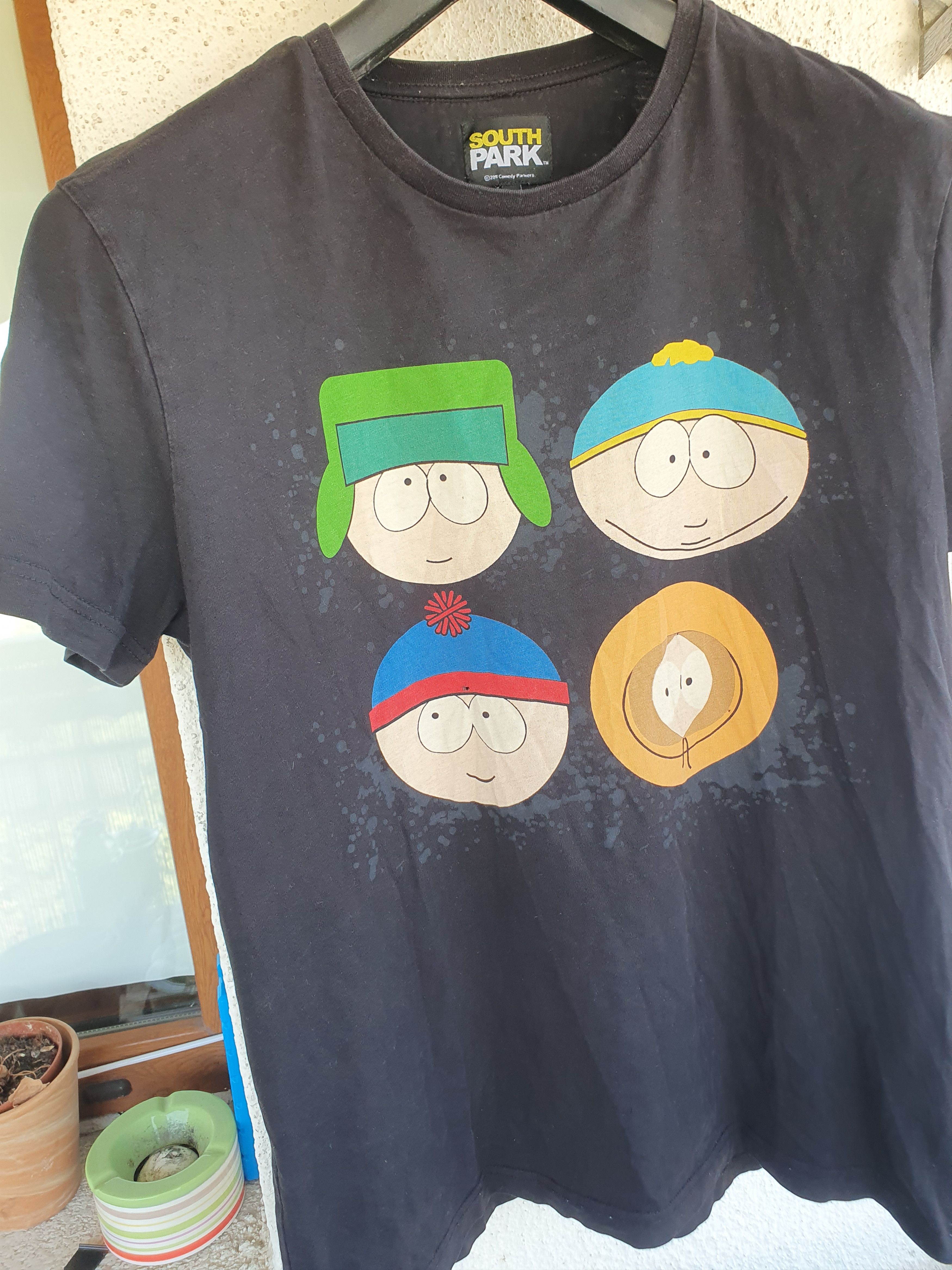 Anime South Park Cartman, Kenny, Kyle & Stan heads 2011 t-shirt Size US L / EU 52-54 / 3 - 6 Thumbnail