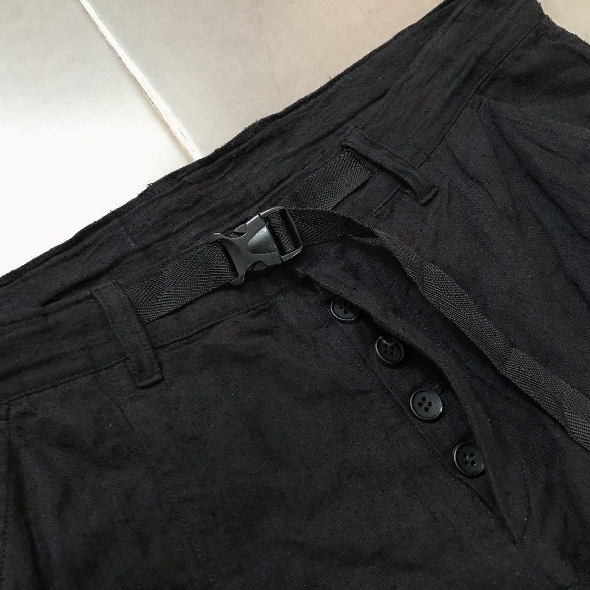 D.Hygen D.HYGEN MIX SILK COTTON LAYERED CARGO PANTS Size US 30 / EU 46 - 11 Thumbnail