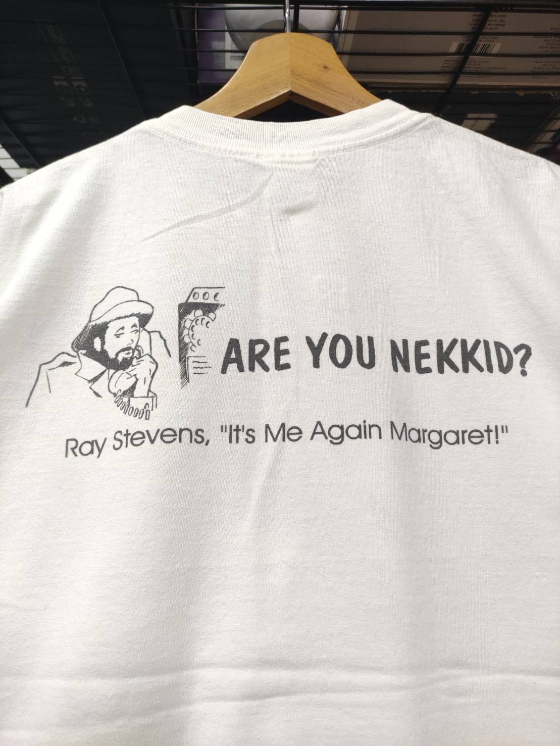Band Tees Vtg 90's Ray Stevens " It's Me Again, Margaret " T-Shirt Size US M / EU 48-50 / 2 - 8 Thumbnail