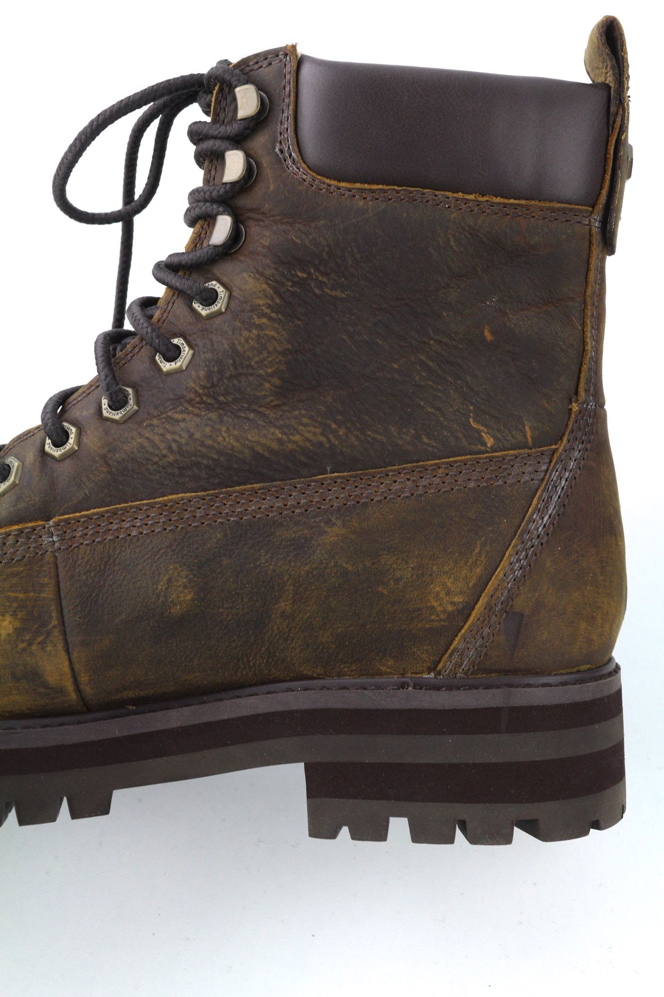 Timberland A2BSR-A4519 EU43/43.5 Brown Leather Aged Look 80841 Size US 10.5 / EU 43-44 - 14 Thumbnail