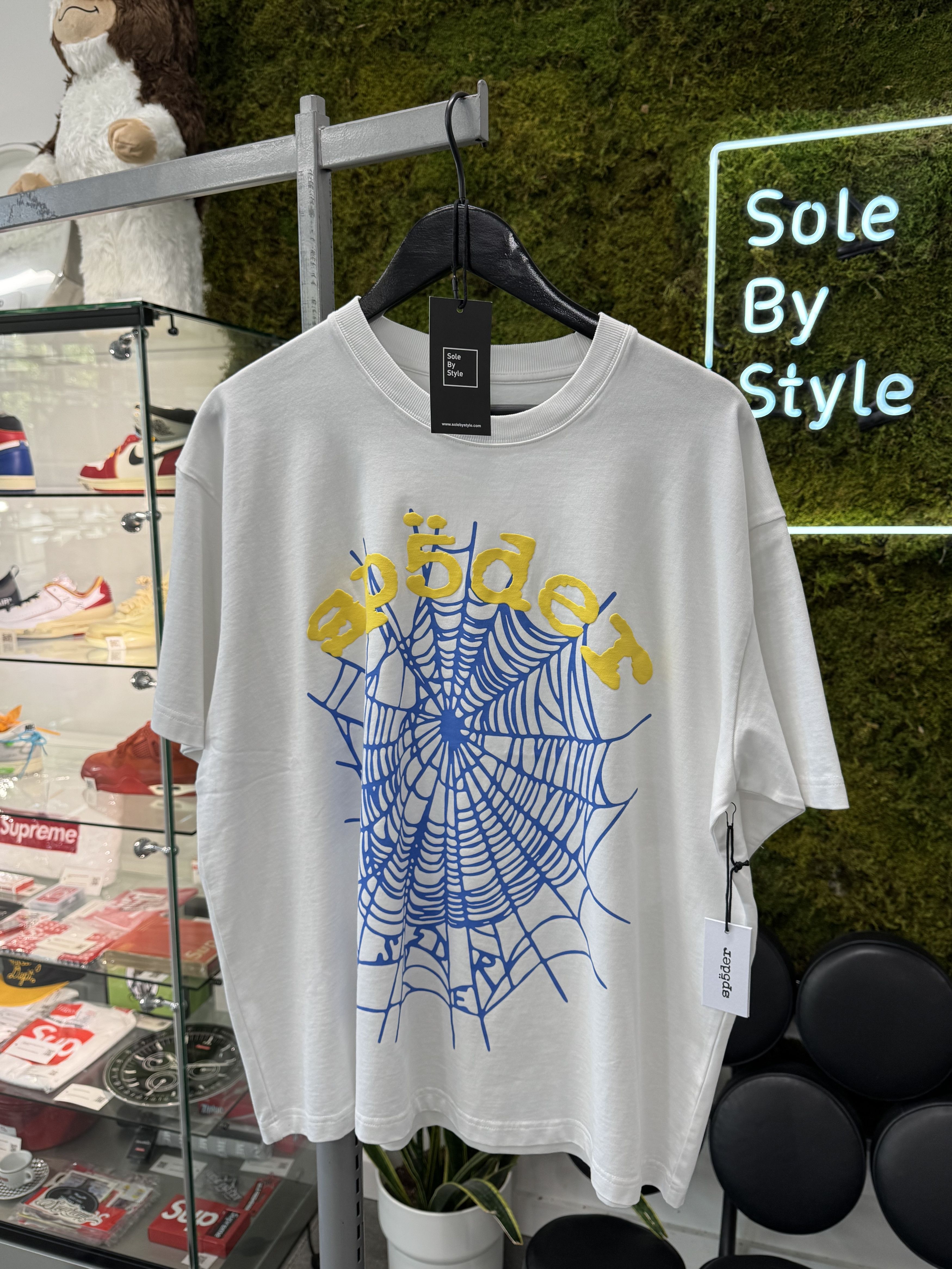 Sp5der Sp5der Legacy Logo Heavyweight Tee White | Grailed