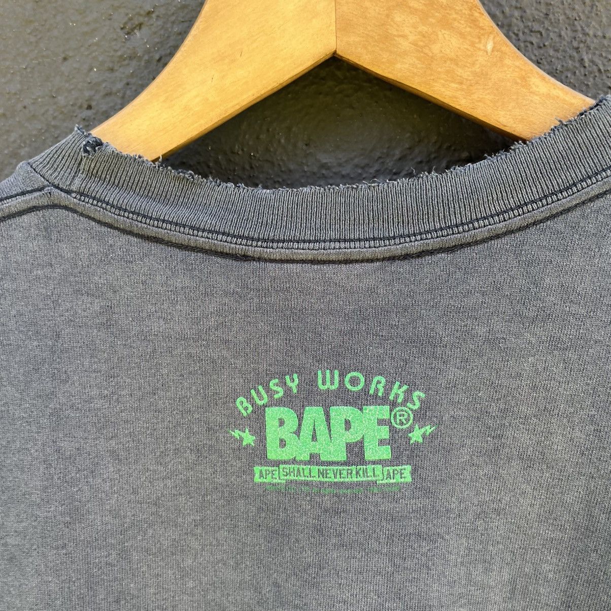 Bape Faded Distressed A Bathing Ape Baby Milo Erd Grunge Tee Size US M / EU 48-50 / 2 - 5 Thumbnail