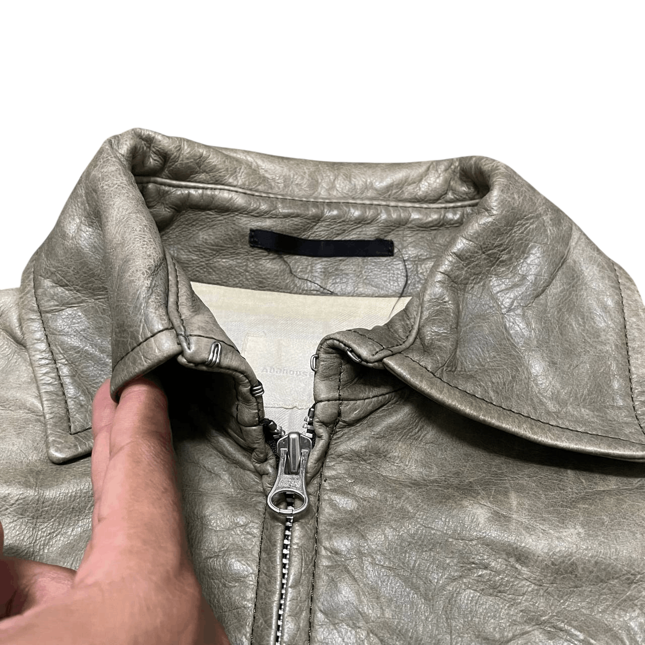 ABAHOUSE Sample Abahouse Devinette Zipper Leather Jacket Size US S / EU 44-46 / 1 - 7 Thumbnail