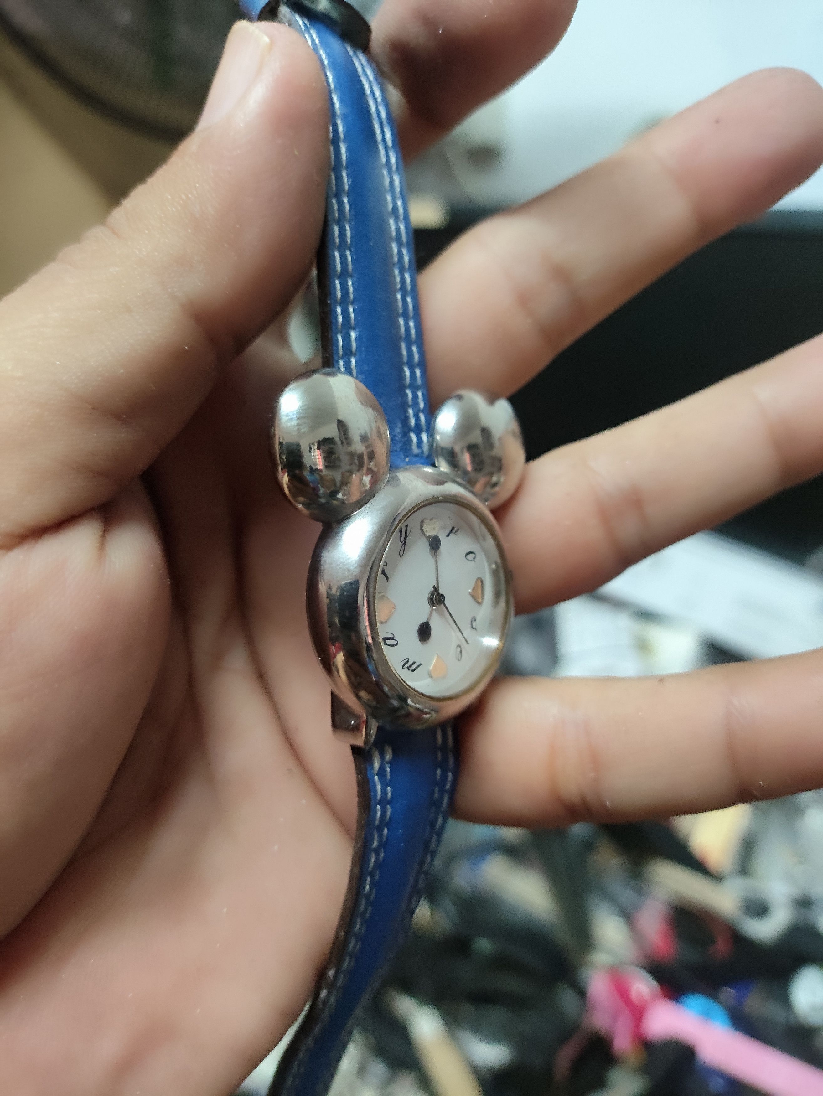 Mickey Mouse Vintage Mickey Mouse Solid Steel Watch JAPAN MADE Size ONE SIZE - 6 Thumbnail