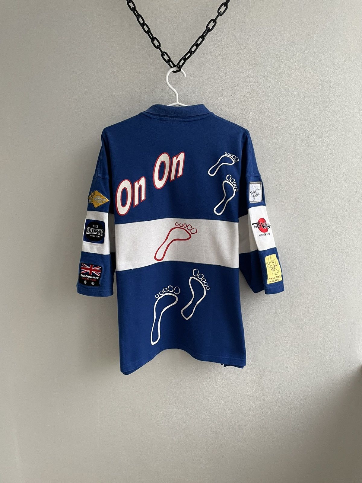 Vintage RARE VNTG Wanchai Hash Hong Kong Jersey Shirt Caints Rugby Size US XL / EU 56 / 4 - 16 Thumbnail