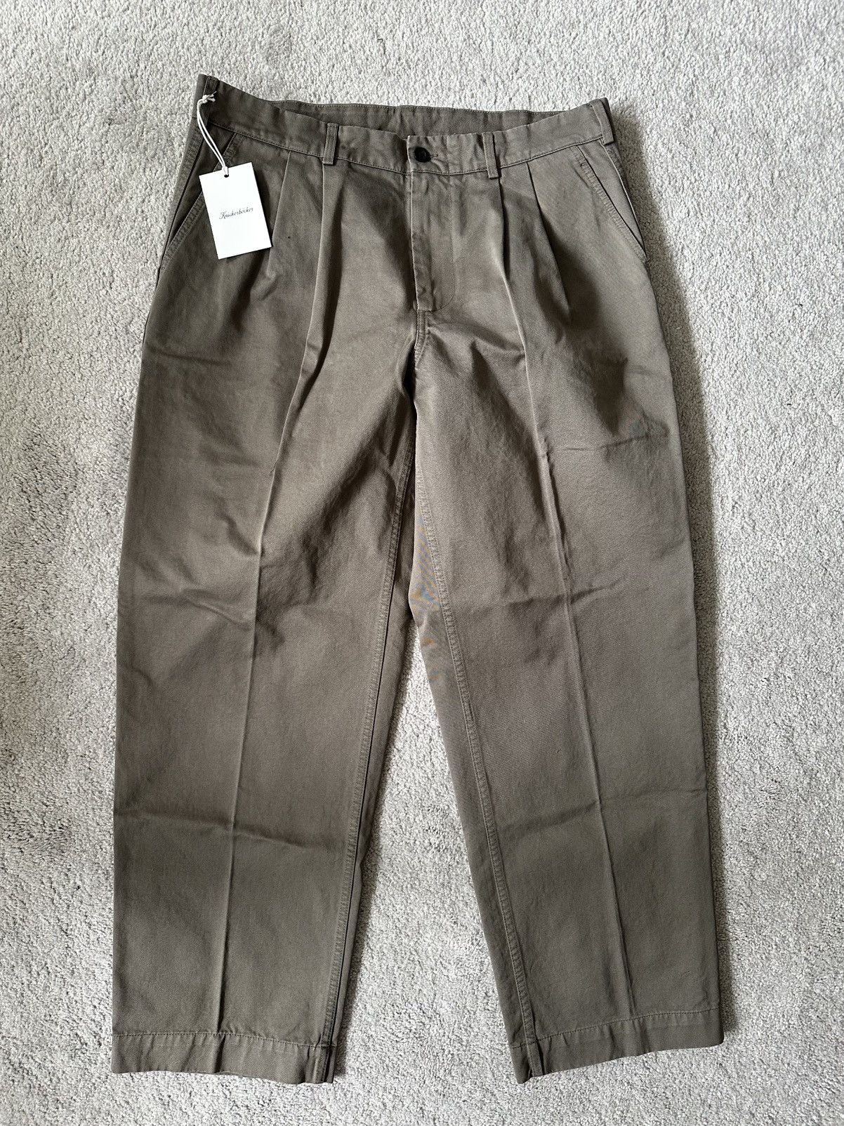 Knickerbocker Mfg Co Canal Pleated TwillForm™ Pant - Granite Size US 34 / EU 50 - 1 Thumbnail