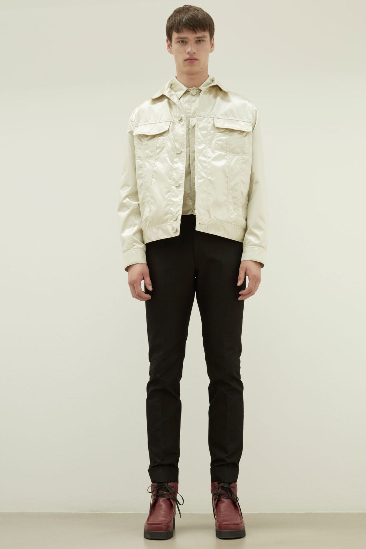 Calvin Klein Calvin Klein, SS17 Sample Satin Work Jacket Size US M / EU 48-50 / 2 - 6 Thumbnail