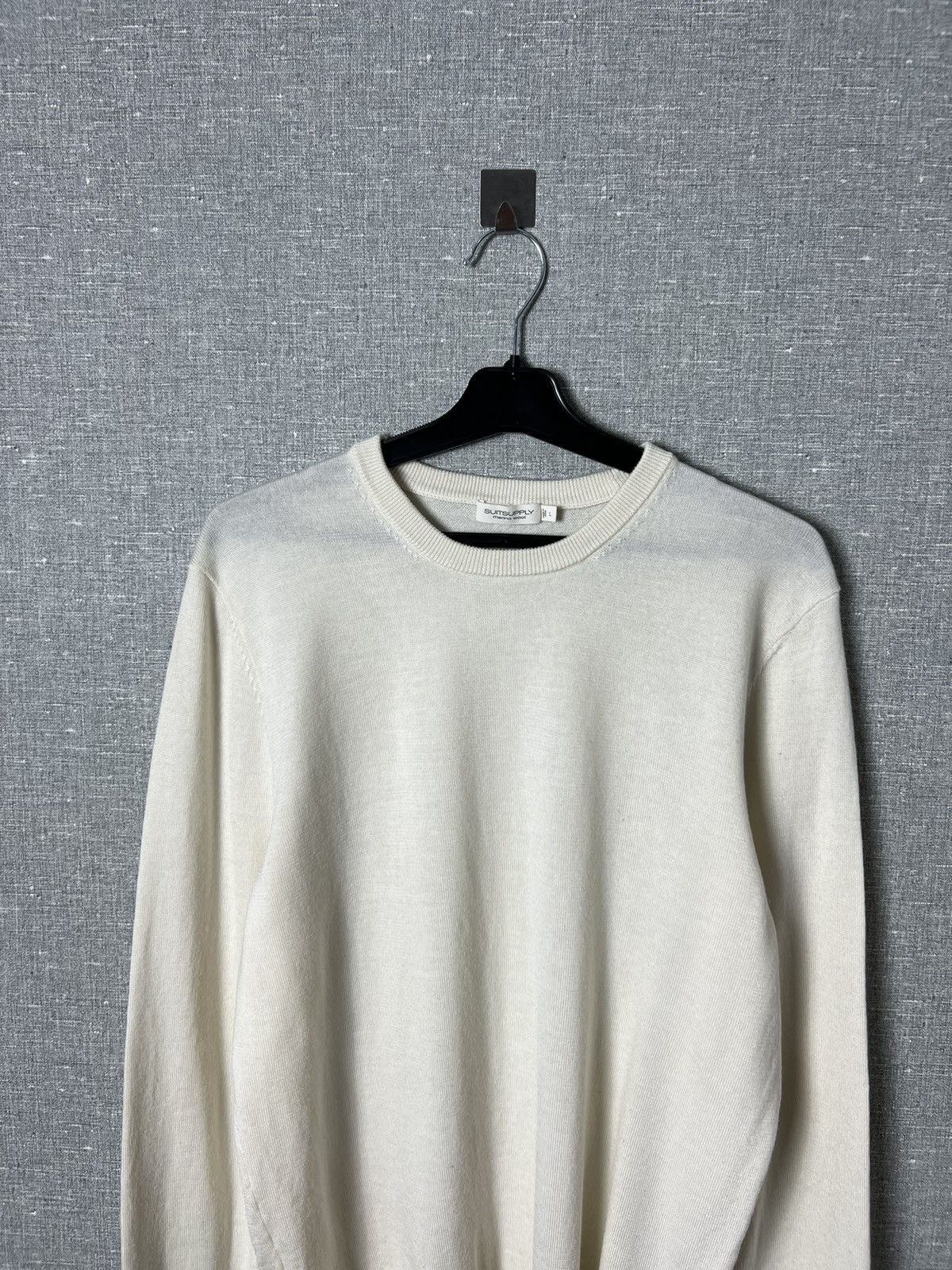 Suitsupply Suitsupply Merino Wool Crewneck Light Jumper Sweater Size US L / EU 52-54 / 3 - 3 Thumbnail