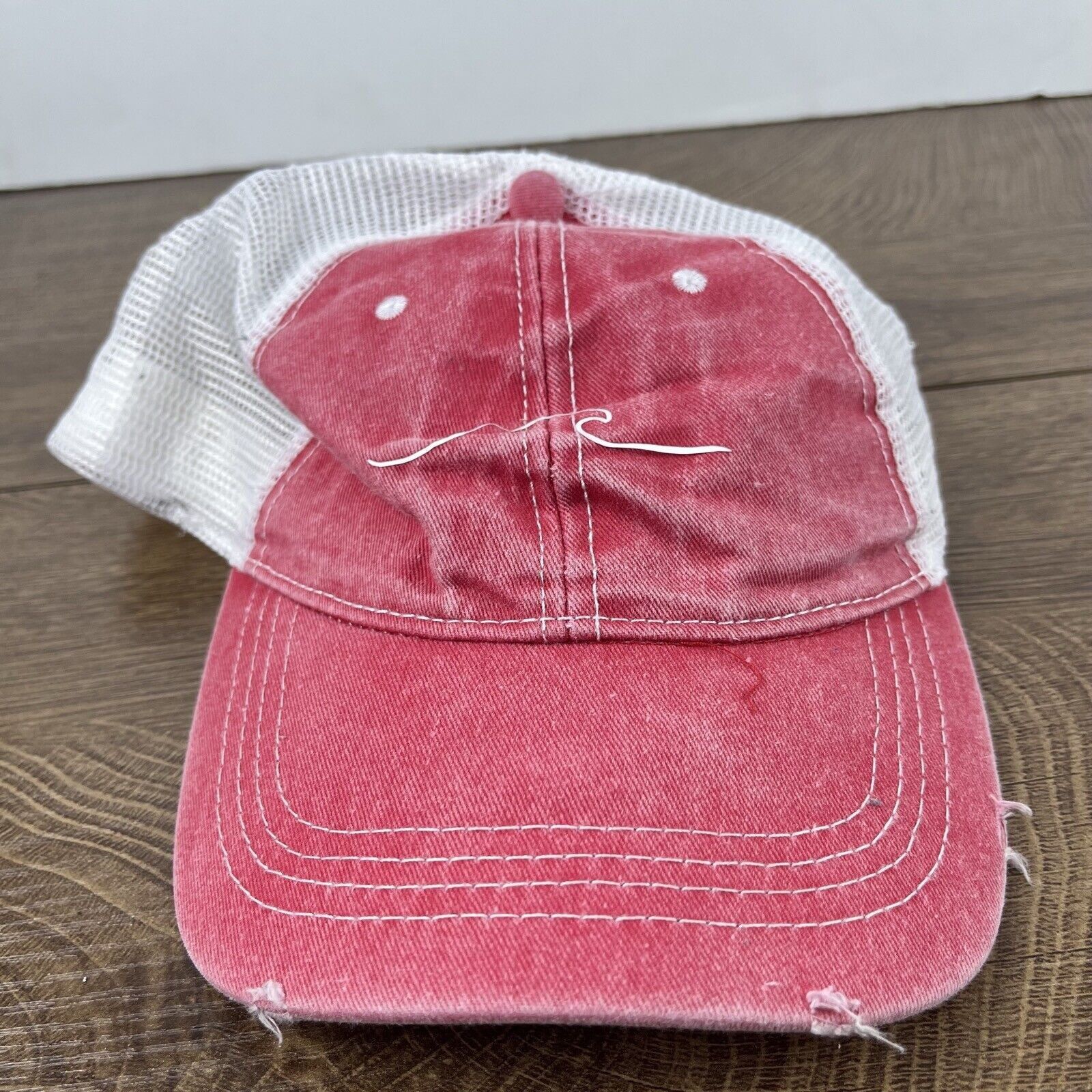 Other Waves Hat Red Adjustable Hat Red Adult Size Hat Size ONE SIZE - 4 Thumbnail