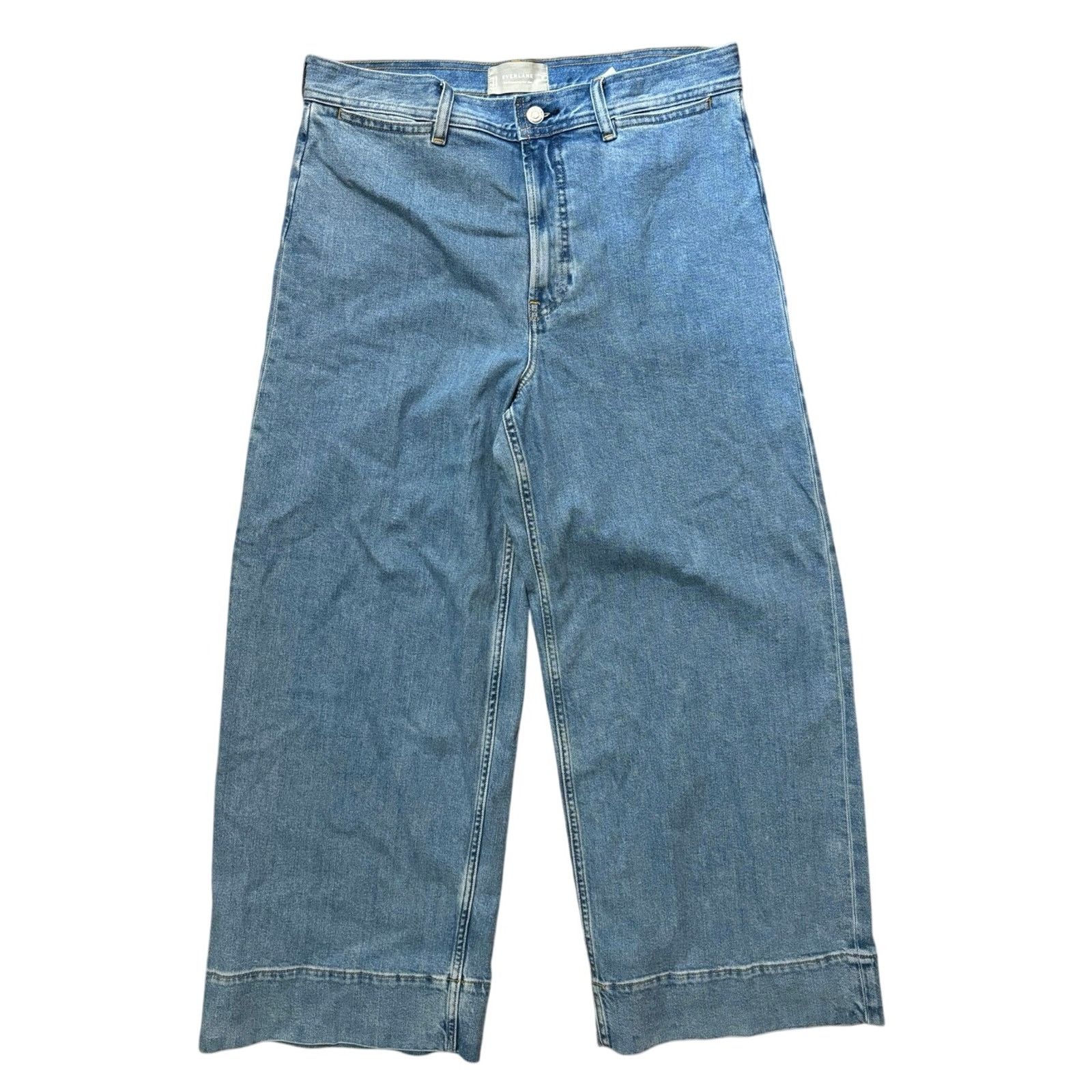 Everlane NWOT Everlane The Mariner Cropped Jean Shallow Beach Size 31 Size 31" - 3 Thumbnail
