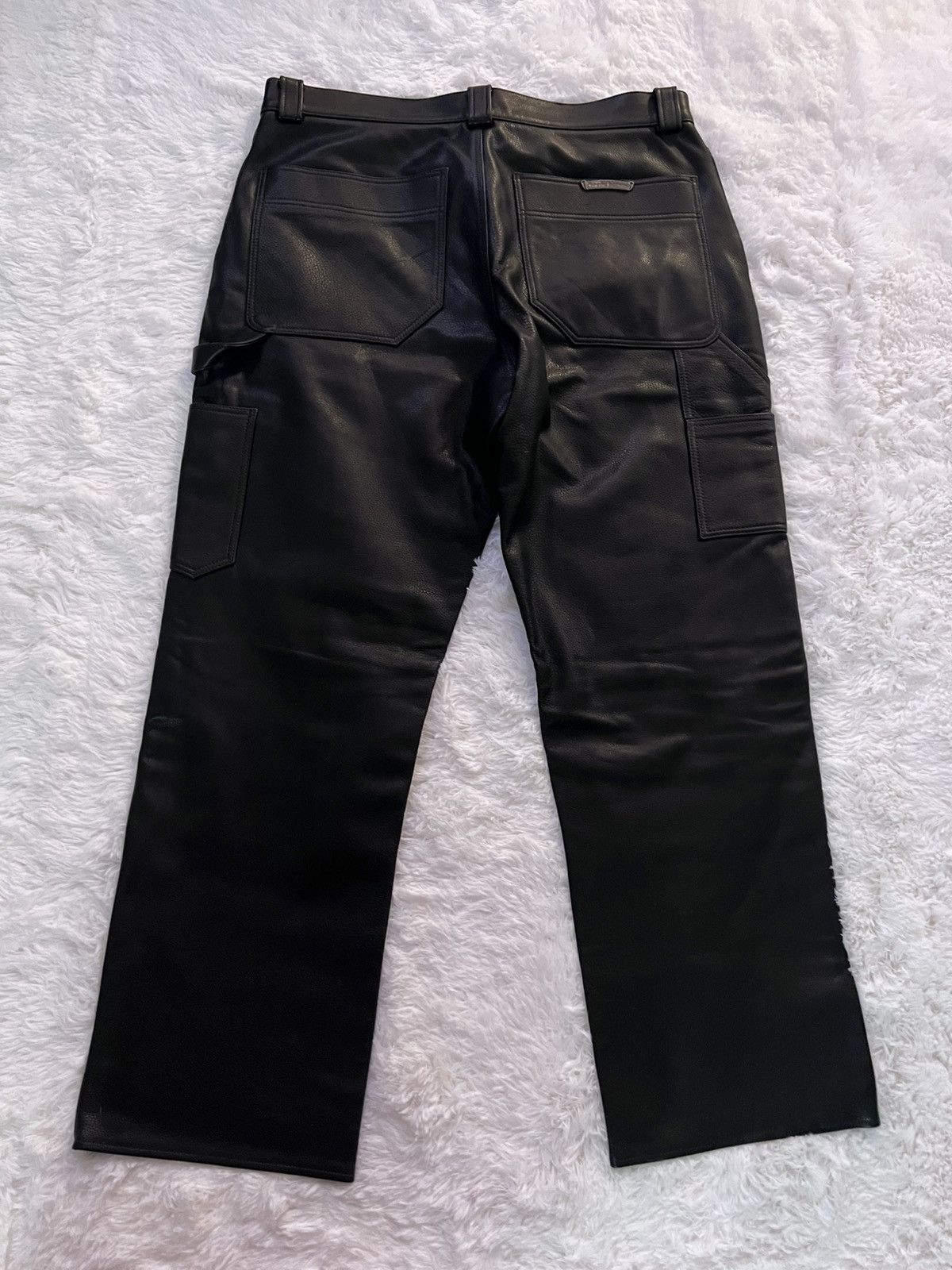 Chrome Hearts Chrome Hearts Double Knee Carpenter Leather Pants Size US 36 / EU 52 - 3 Thumbnail