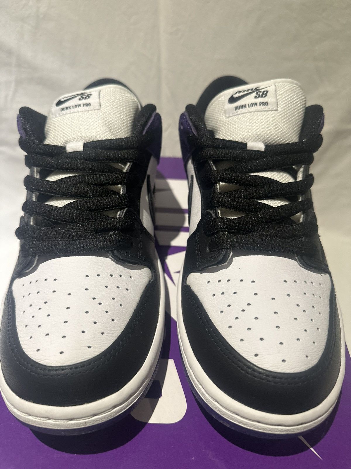 Nike Nike SB Dunk Low Court Purple Size US 10 / EU 43 - 6 Thumbnail