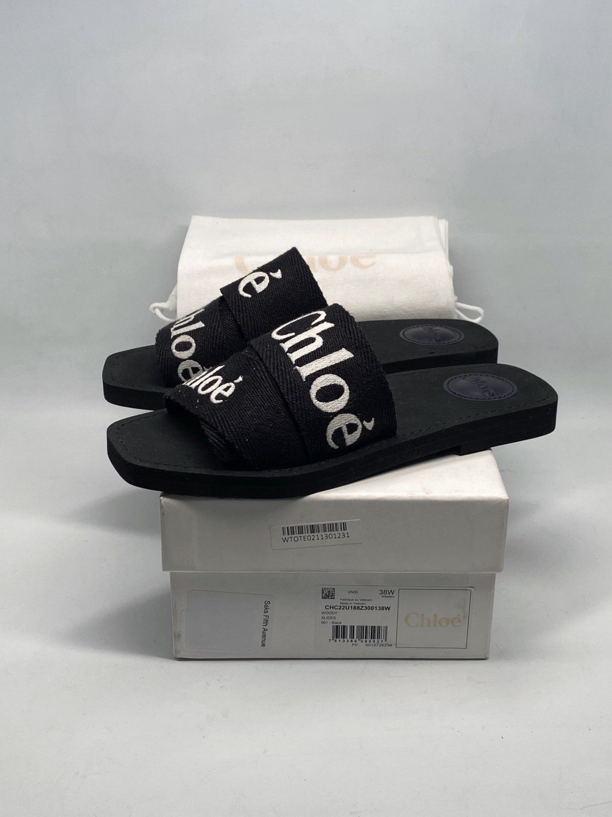 Chloe Chloe Woody Logo Slide Sandal size 37 Size US 7 / IT 37 - 10 Thumbnail