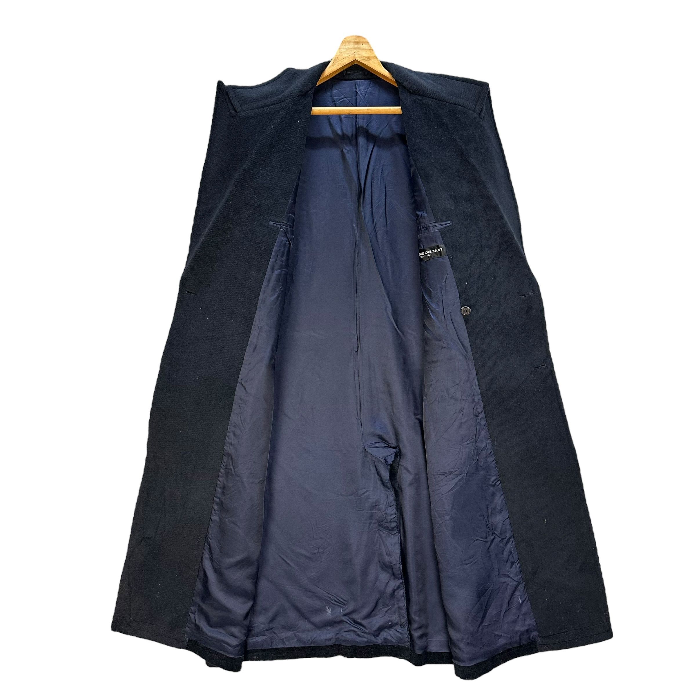 Japanese Brand HOMME DE NUIT Tokio Kumagai Double Breast Long Coat A64-1546 Size US L / EU 52-54 / 3 - 6 Thumbnail