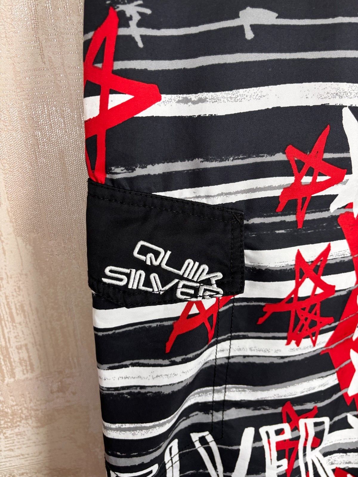 Quiksilver Quiksilver Board Shorts Swim Striped Stars Surfer Size US 34 / EU 50 - 4 Thumbnail