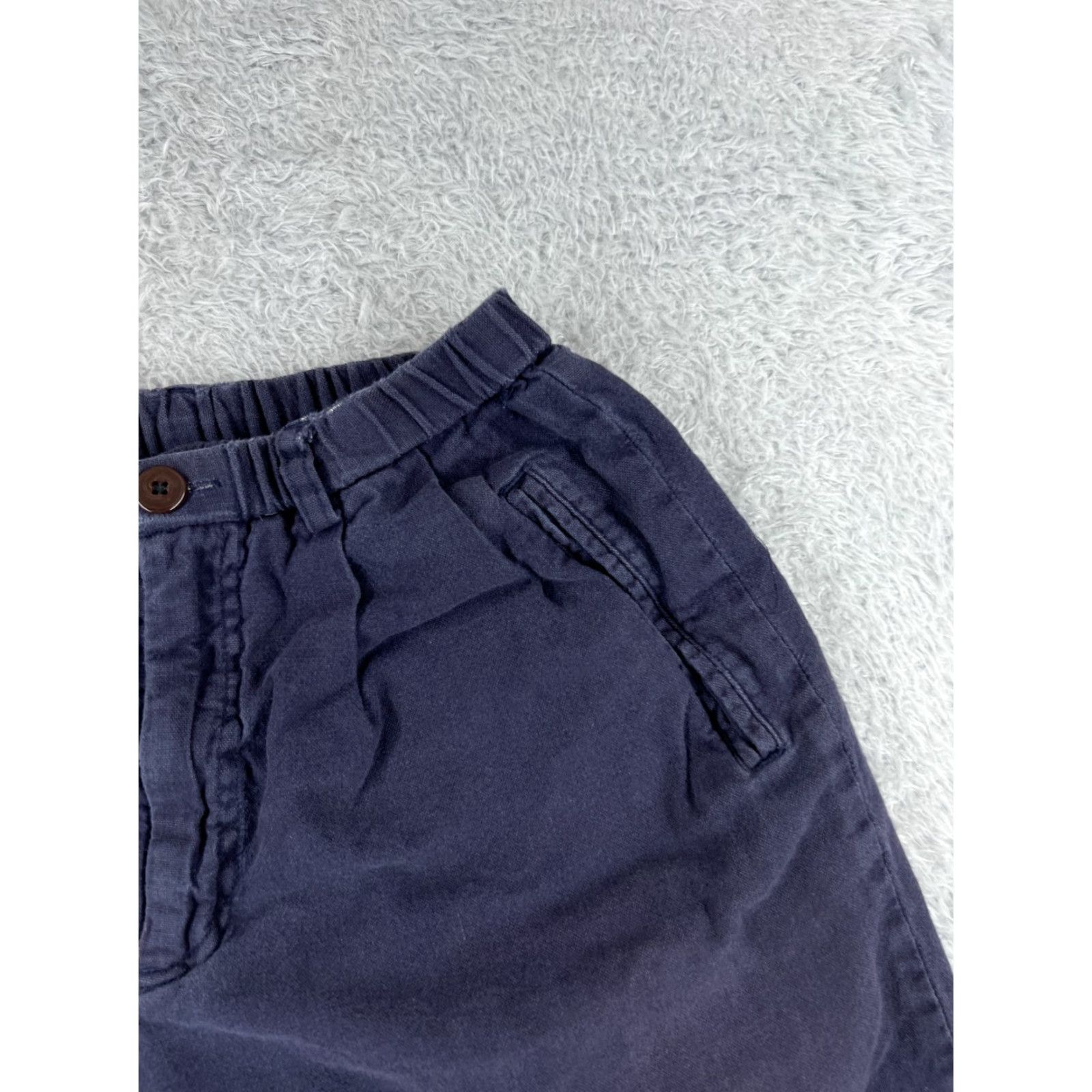 Patagonia Patagonia Shorts Women XS Blue Elastic Woven Organic Cotton Sweat, Activewear Casual Travel, Pockets, Logo, 90s? (No, vintage No) Size 26" / US 2 / IT 38 - 5 Thumbnail