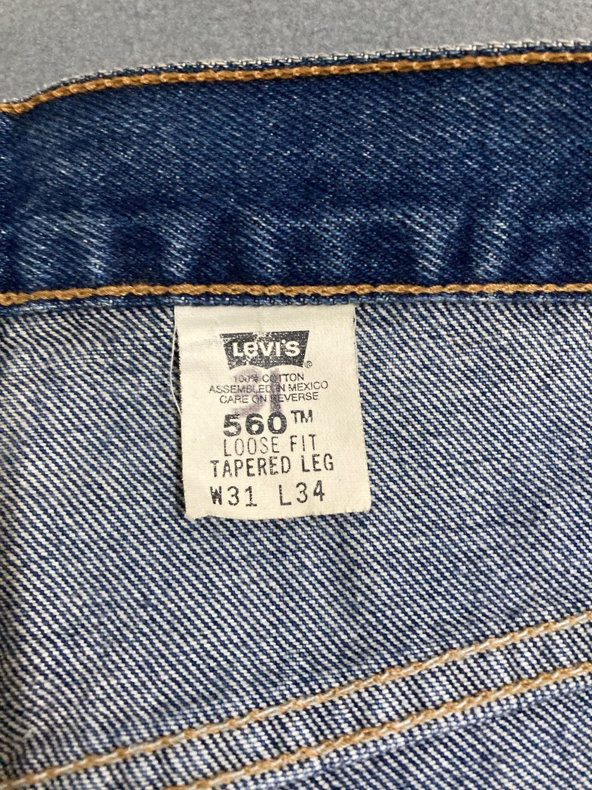 Levi's Vintage 90’s Levis 560 jeans Made in Mexico Size US 31 - 5 Thumbnail