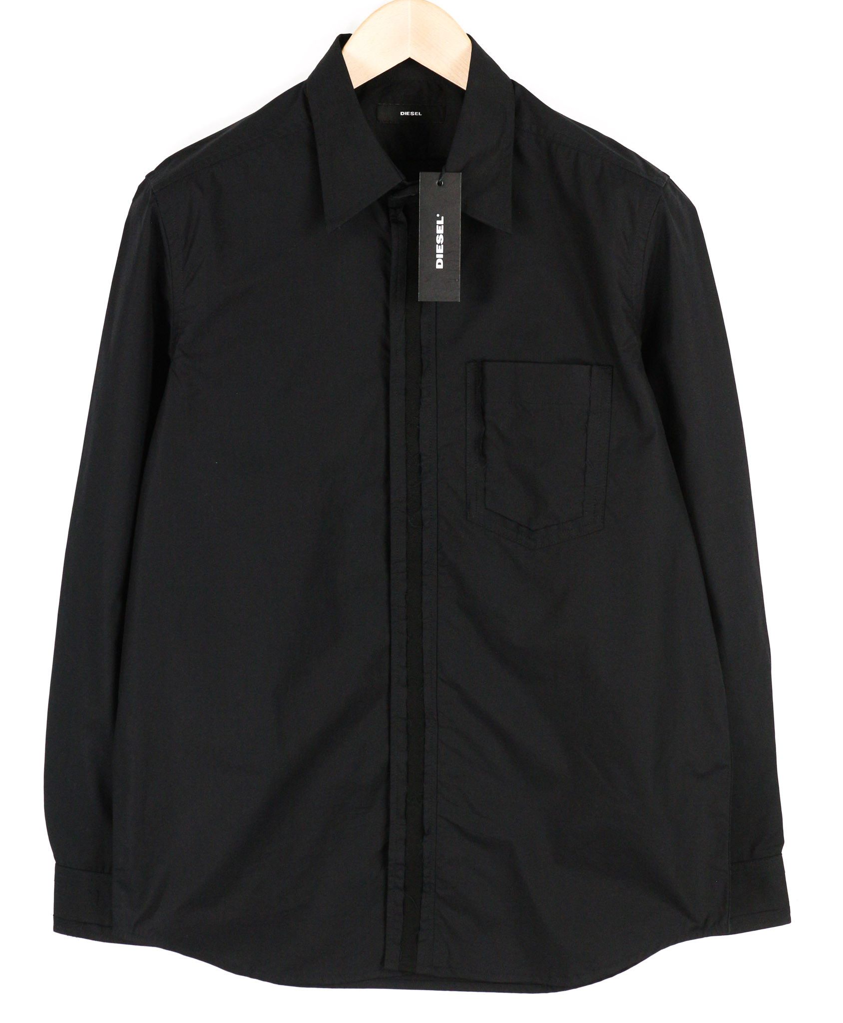 Diesel S-OLSEN M Black Hidden Button Pocket 40524 Size US M / EU 48-50 / 2 - 1 Thumbnail