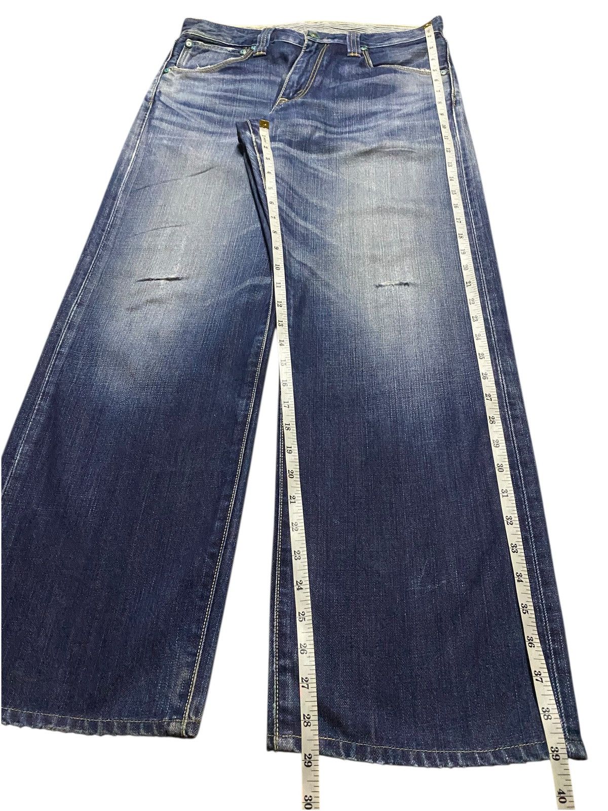 Levi's Vintage Levis 503 Faded Wash Distressed Baggy Jeans Size US 32 / EU 48 - 15 Thumbnail