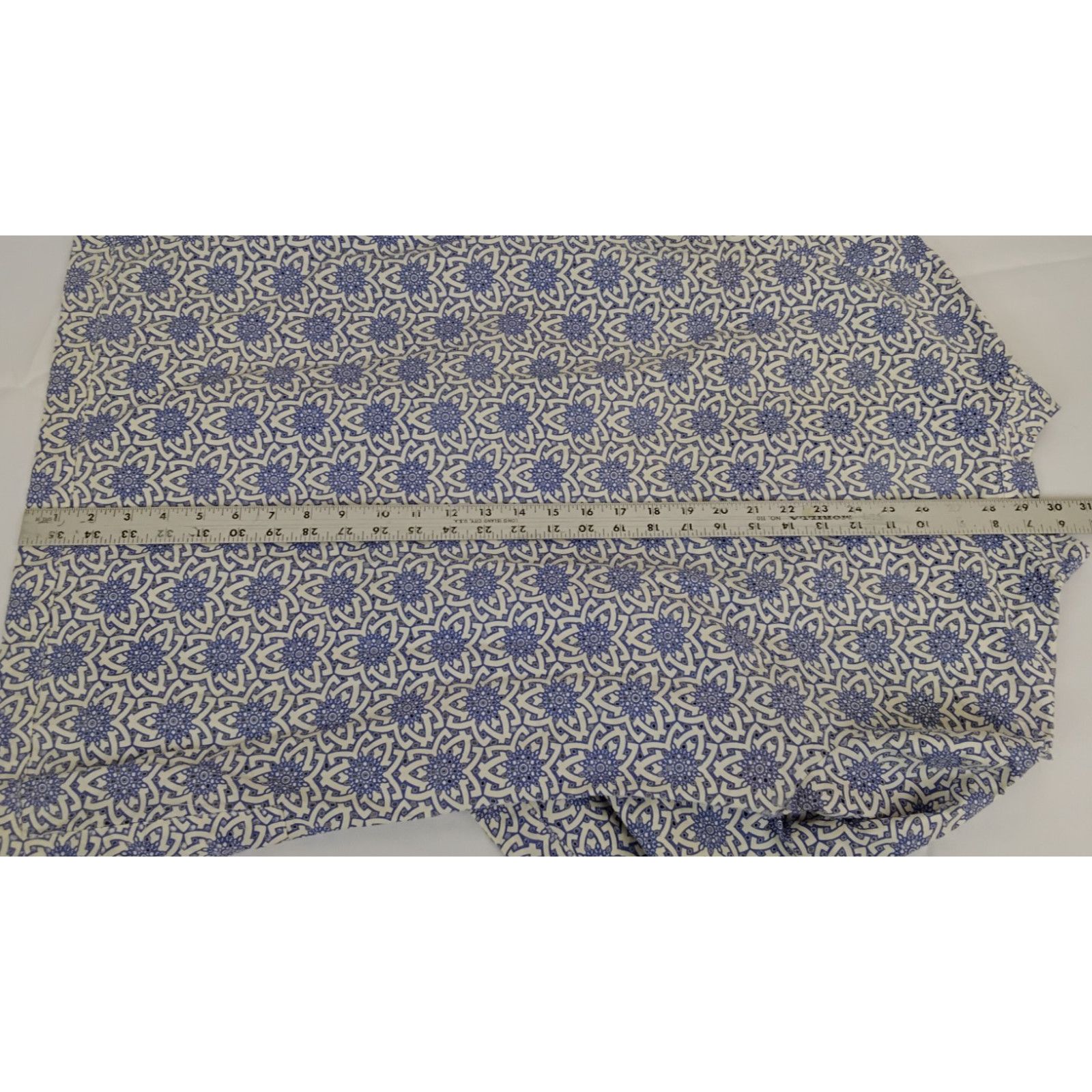 Tory Burch Tory Burch Eyelet Tunic Women's 8 Blue/White Floral Unlined Size M / US 6-8 / IT 42-44 - 12 Thumbnail