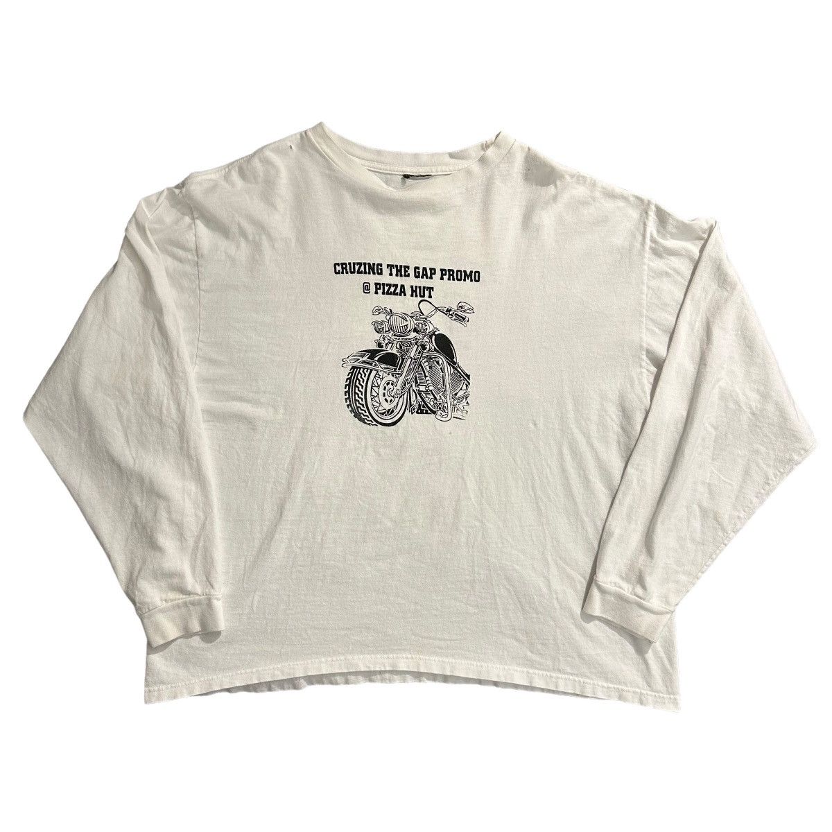 Majestic × Vintage Vintage Westcoast Choppers Pizza Hut Biker Longsleeve Shirt Size US XL / EU 56 / 4 - 2 Thumbnail