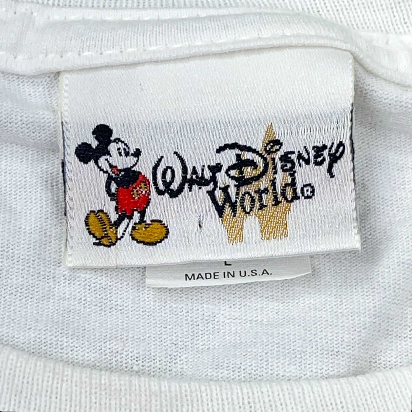 Disney VINTAGE Disney Shirt Men Large White Mickey Castle 90s USA Disney Shirt Mens L White Mickey Mouse 90s Retro Cartoon USA Castle Size US L / EU 52-54 / 3 - 6 Thumbnail