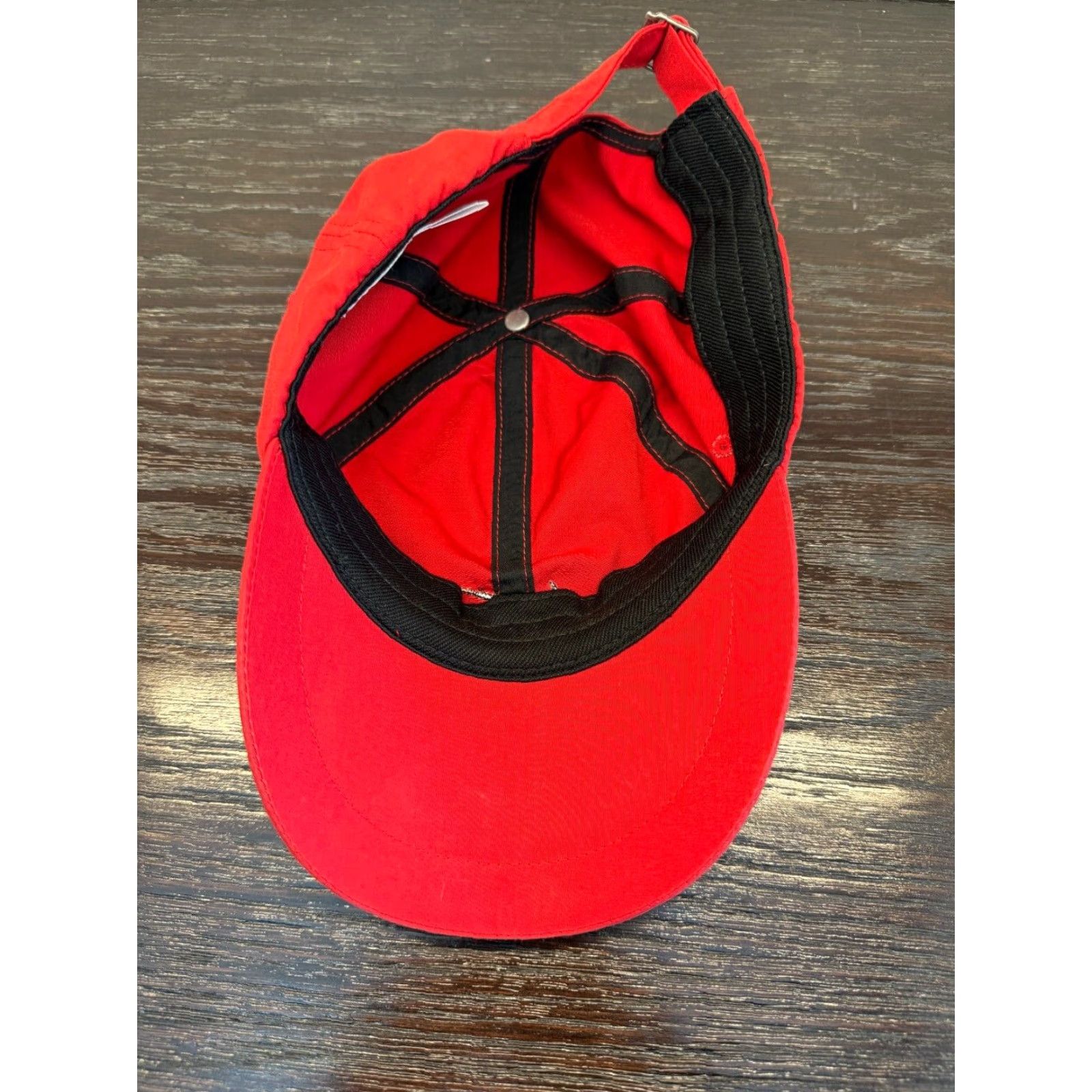 Nike Nike Hat Cap One Size Red Twill Adjustable Strapback Mens Baseball Cap Casual Sports Size ONE SIZE - 6 Thumbnail