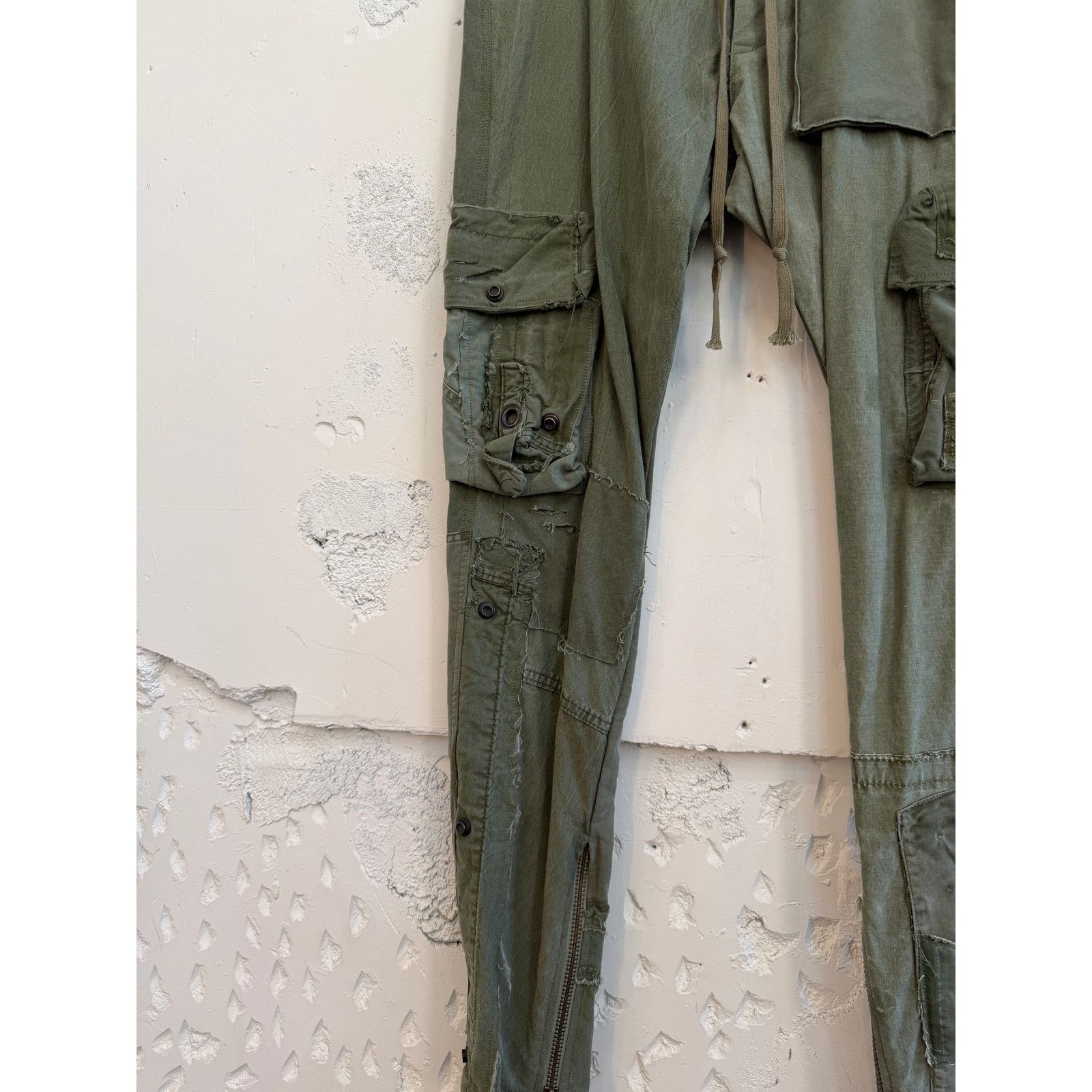 Greg Lauren Greg Lauren SAMPLE Tent Patchwork Cargo Pants Size US 34 / EU 50 - 3 Thumbnail