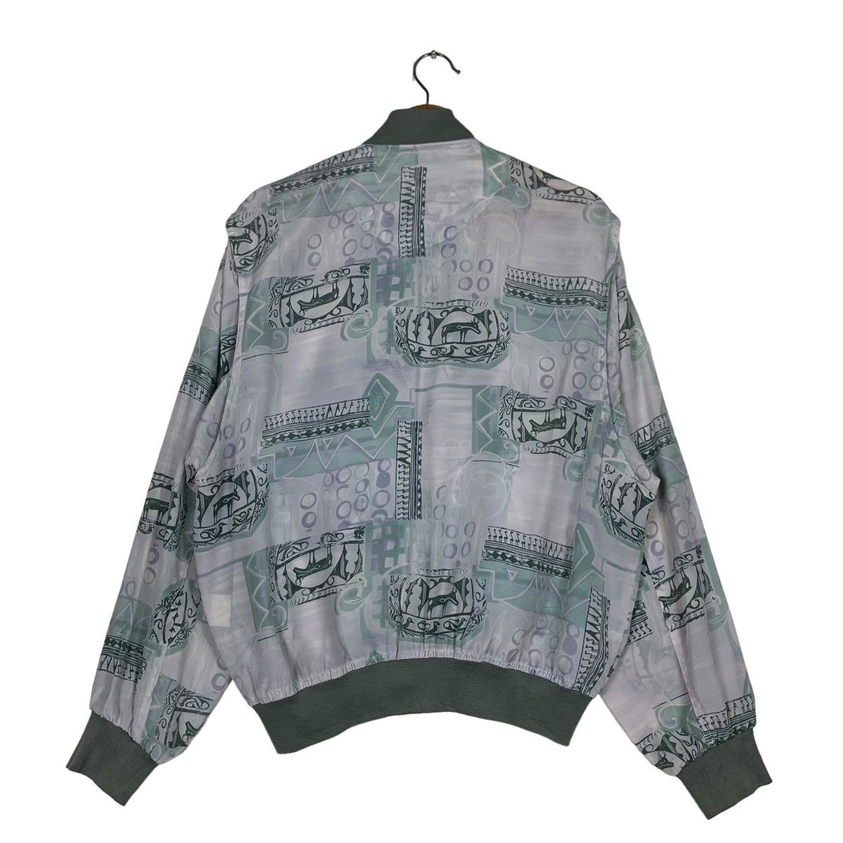 Japanese Brand Vintage PREMIUM Fullprint Light Bomber Jacket #0376-C17 Size US L / EU 52-54 / 3 - 7 Thumbnail