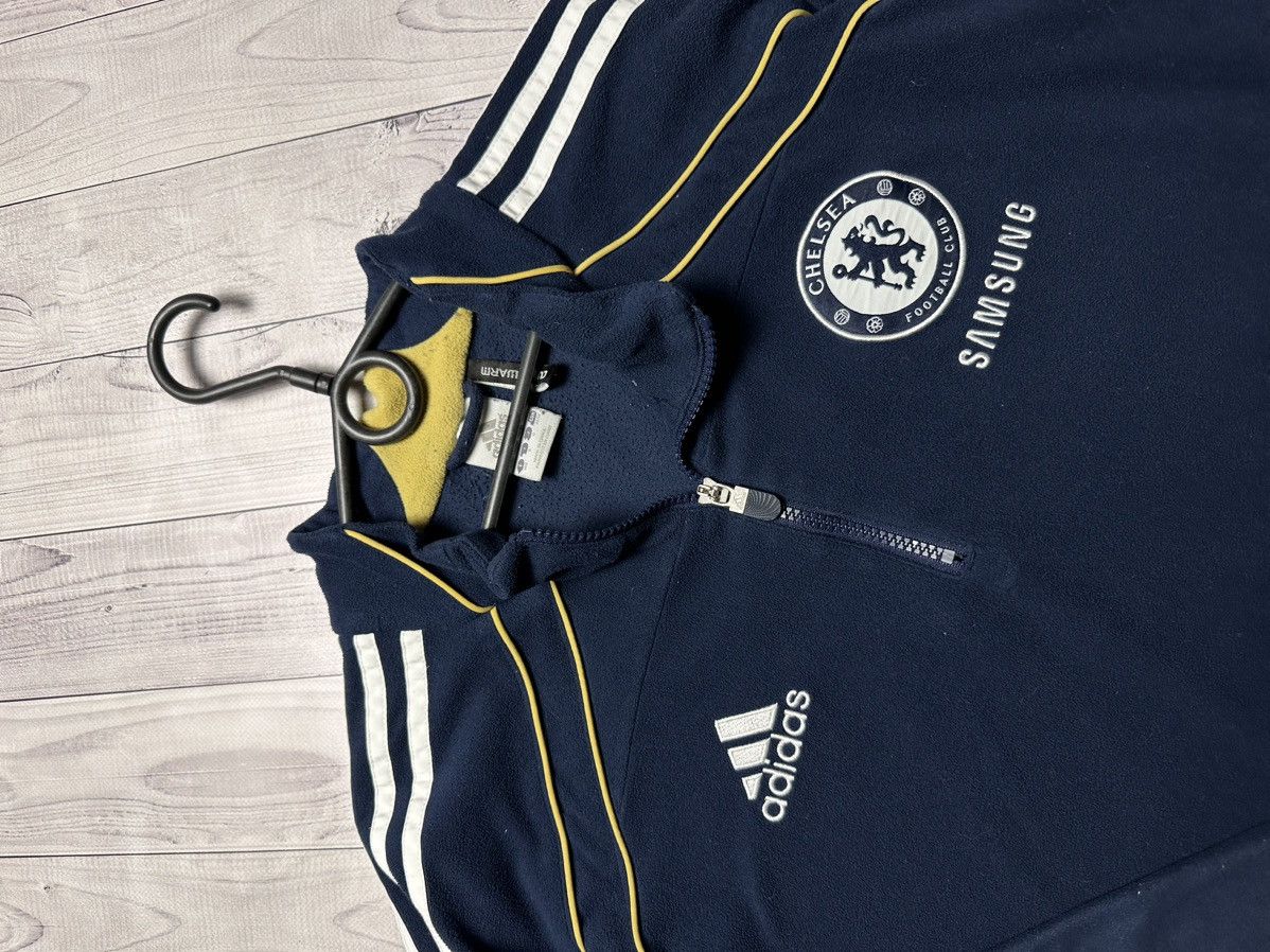 Adidas × Chelsea Soccer × Vintage Vintage adidas Chelsea soccer fleece jacket size M Size US M / EU 48-50 / 2 - 6 Thumbnail
