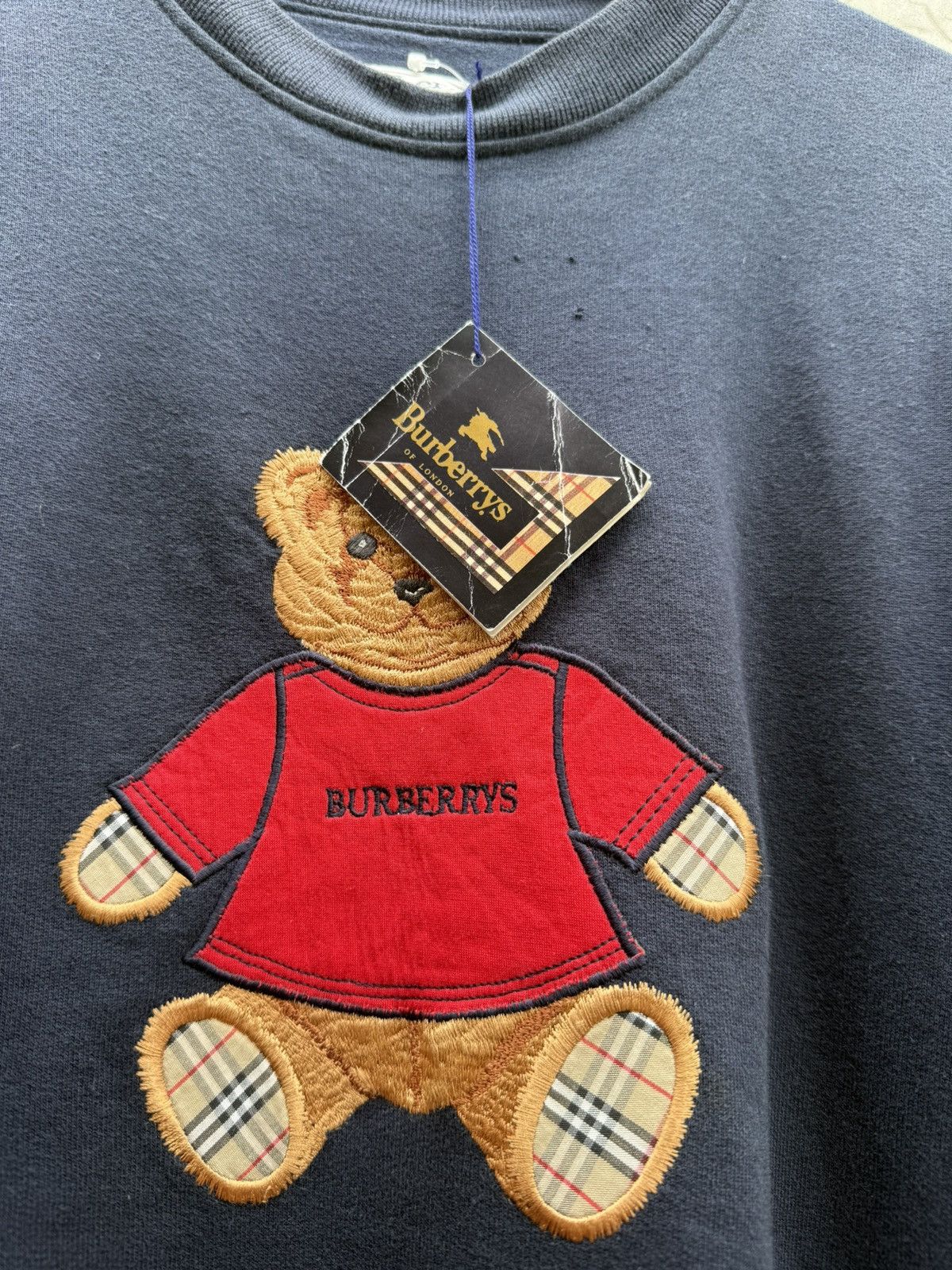 Burberry Vintage burberrys bear 90s Size US XL / EU 56 / 4 - 2 Thumbnail