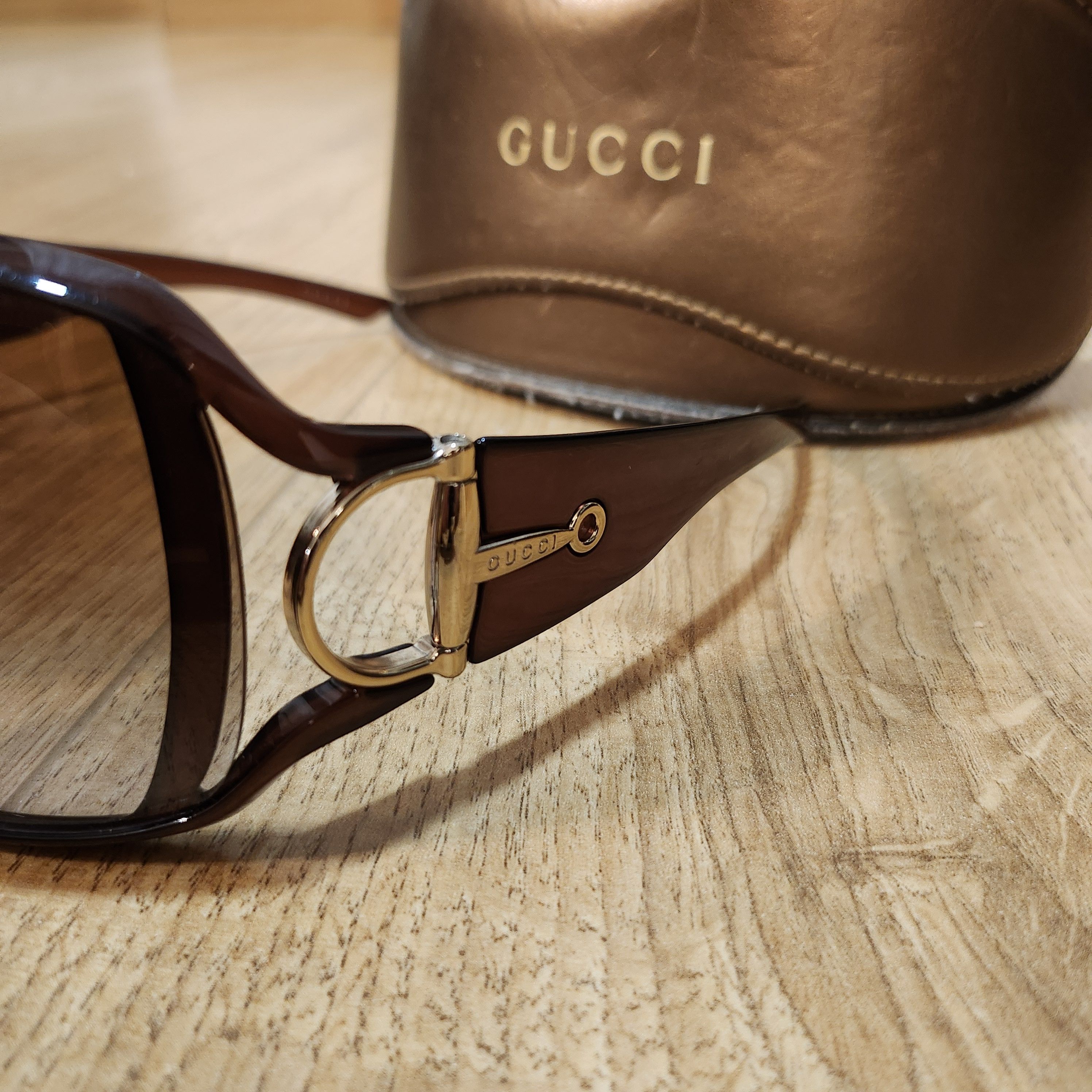Gucci × Vintage Gucci Vinatge Horsebit Sunglasses 2918/s Size ONE SIZE - 2 Thumbnail