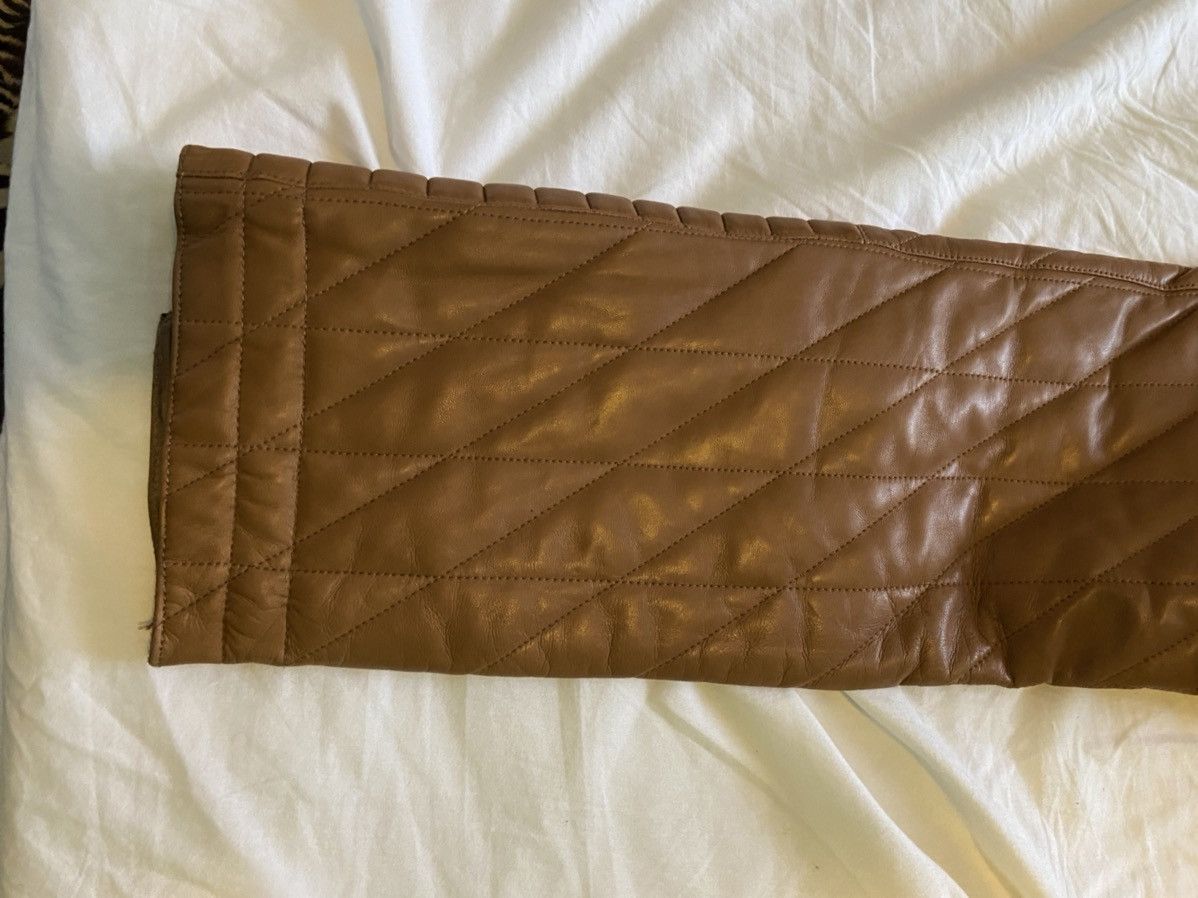 Gucci UNREAL CONDITION- Gucci by Tom Ford quilted moto pants Size US 32 / EU 48 - 6 Thumbnail